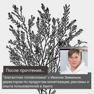 "Элегантная головоломка" с директором по продуктам монетизации, рекламы и опыта пользователей в Авито Иваном Зиминым