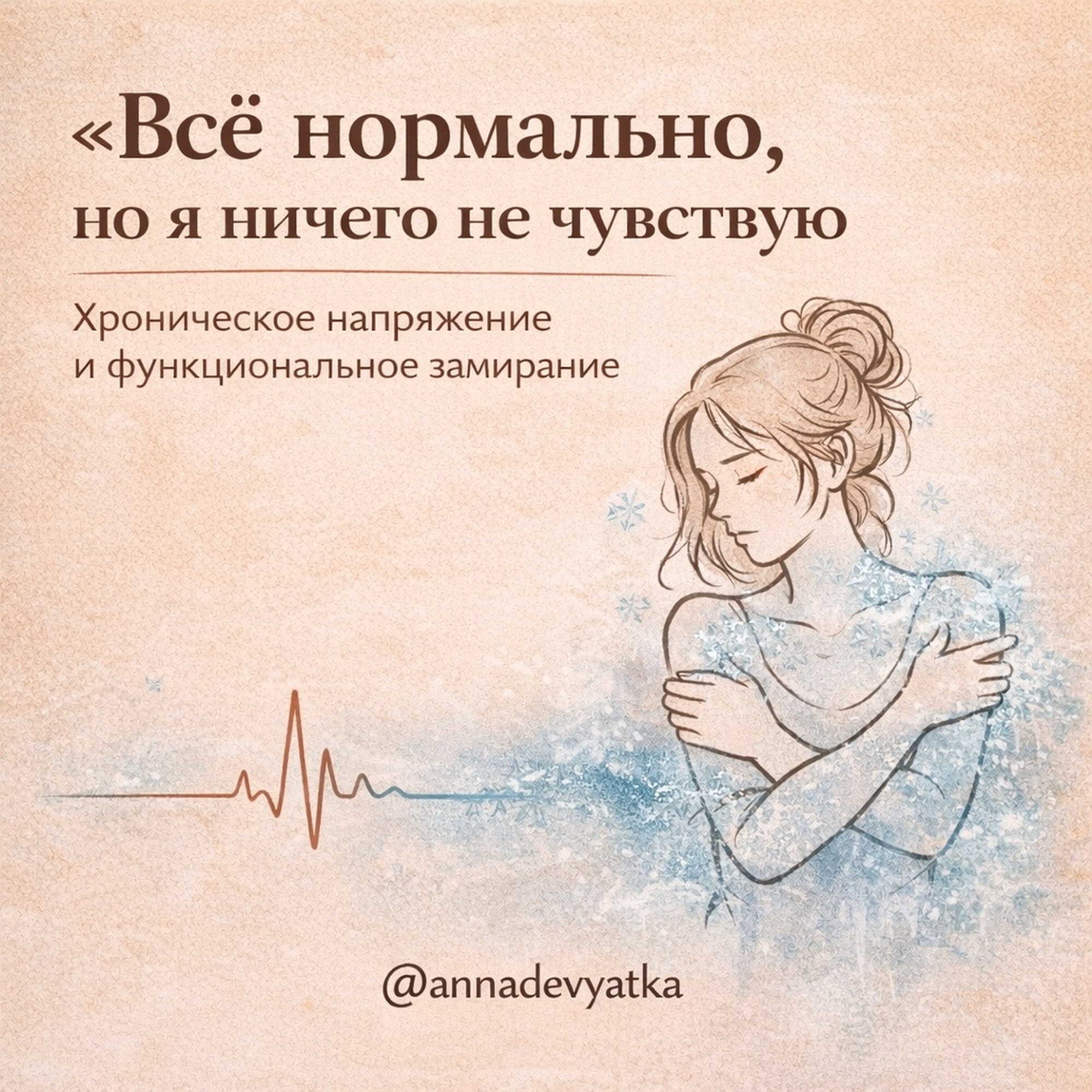 «Всё нормально», но я ничего не чувствую. Хроническое напряжение и функциональное замирание episode artwork