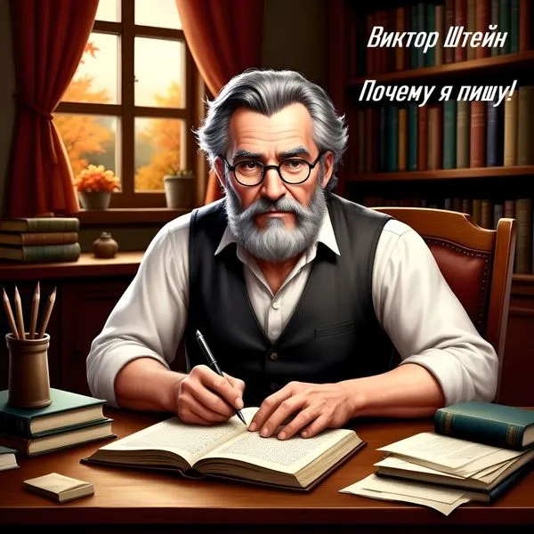 Писатель Виктор Штейн "Почему и зачем я пишу?"