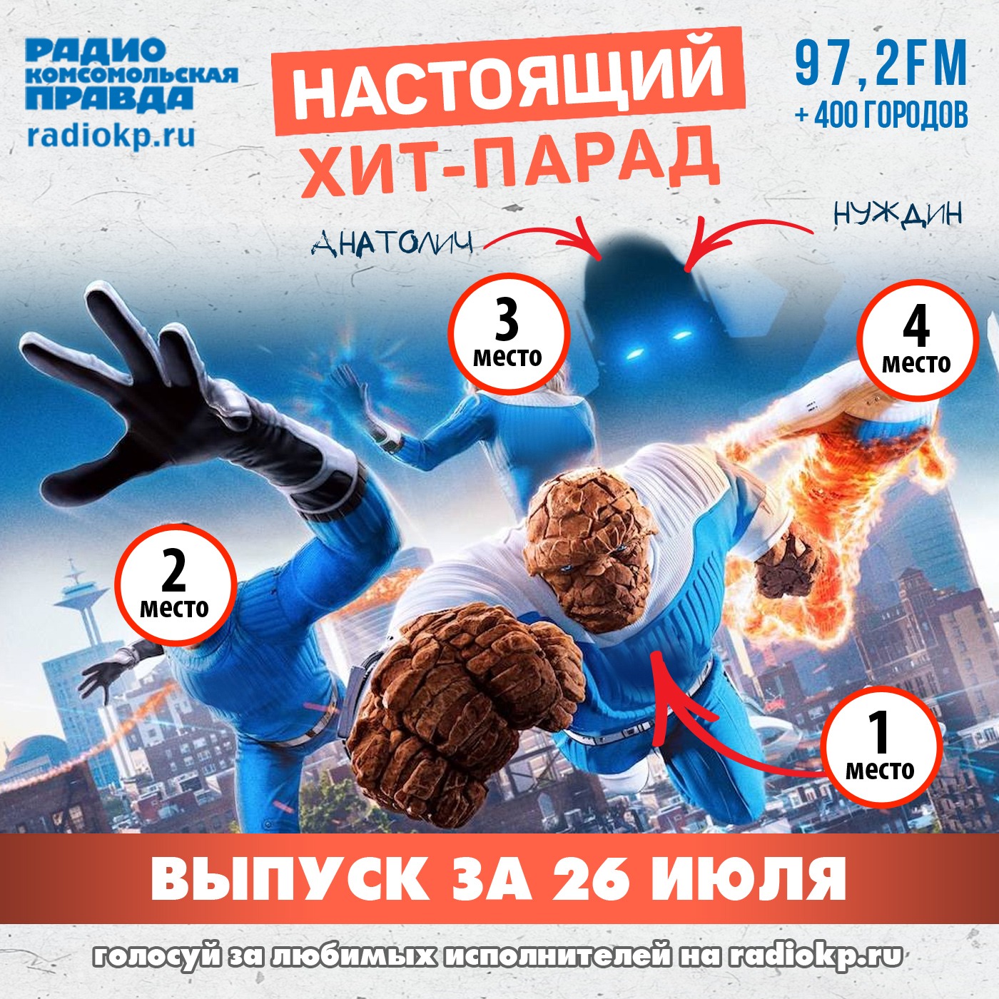 Итоги хит-парада за 21-26 июля. «Танцы минус», «Ленинград» и «КняZz» episode artwork
