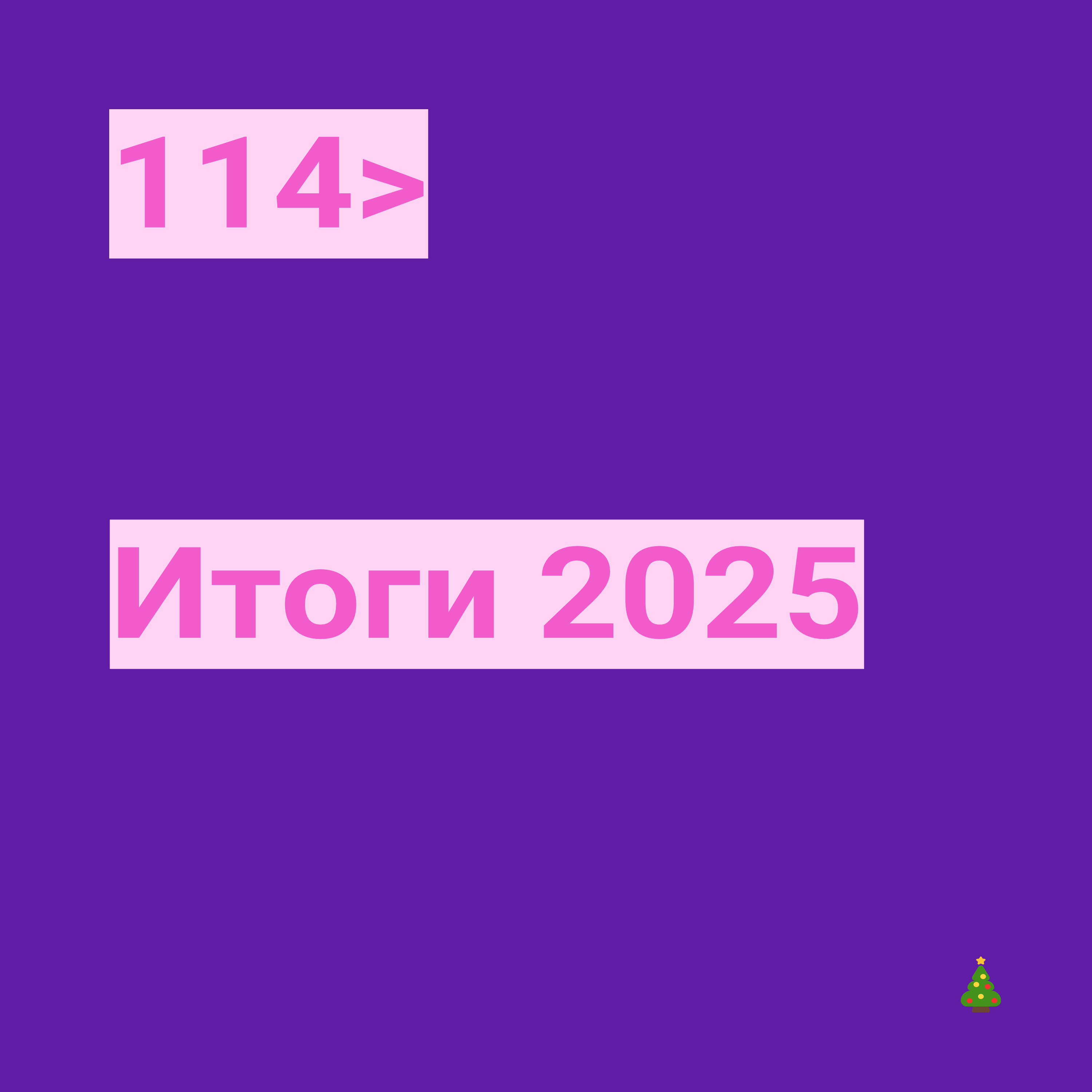 114. Итоги 2025