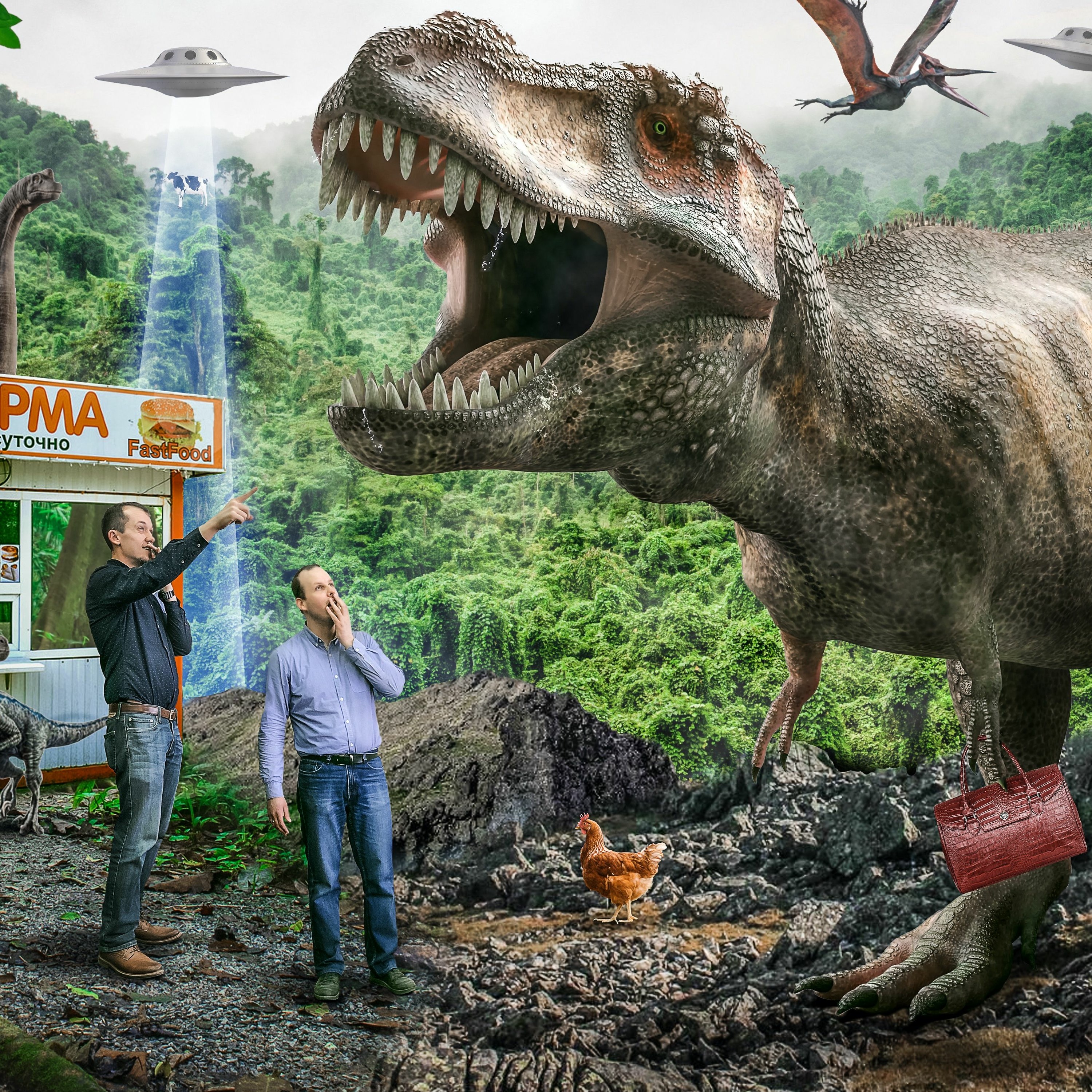 What if dinosaurs still existed? Speaking about imaginary situations in real life episode artwork