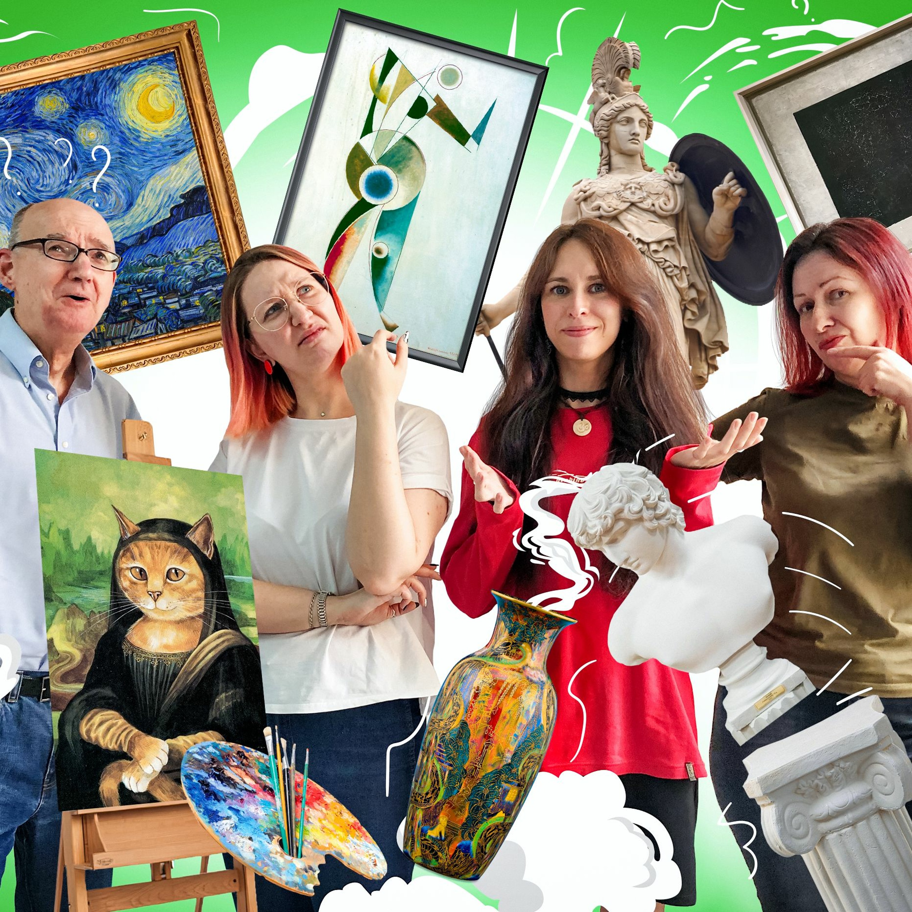 Museums, paintings and sculptures. What role does art play in our life?