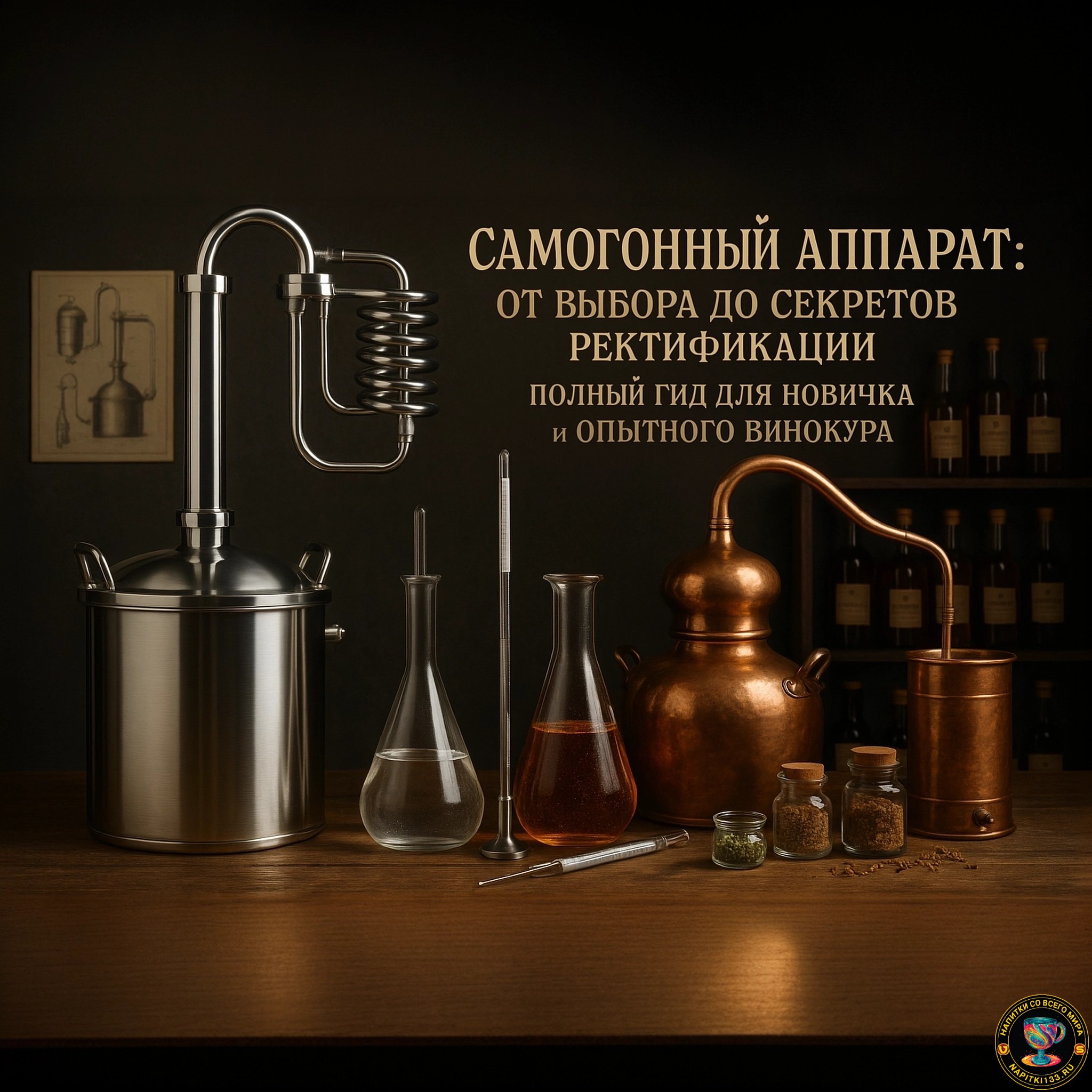 Аудио подкаст -  Самогонный Аппарат: От Выбора до Секретов Ректификации. Полный Гид для Новичка и Опытного Винокура. episode artwork