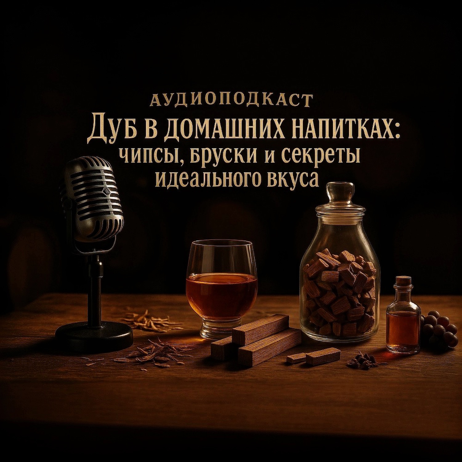Аудио подкаст-Дуб в домашних напитках: чипсы, бруски и секреты идеального вкуса episode artwork