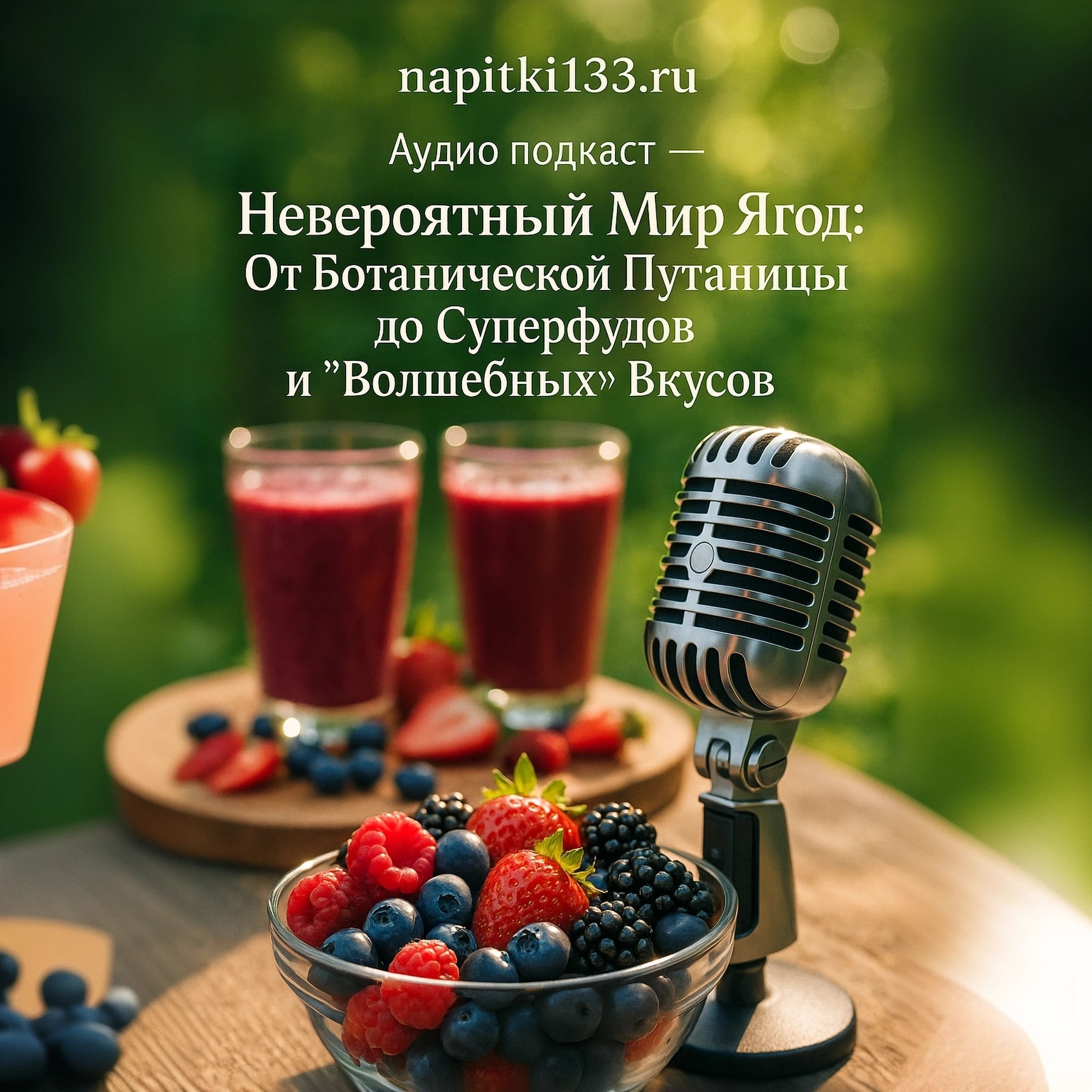 Аудио подкаст- Невероятный Мир Ягод: От Ботанической Путаницы до Суперфудов и "Волшебных" Вкусов episode artwork