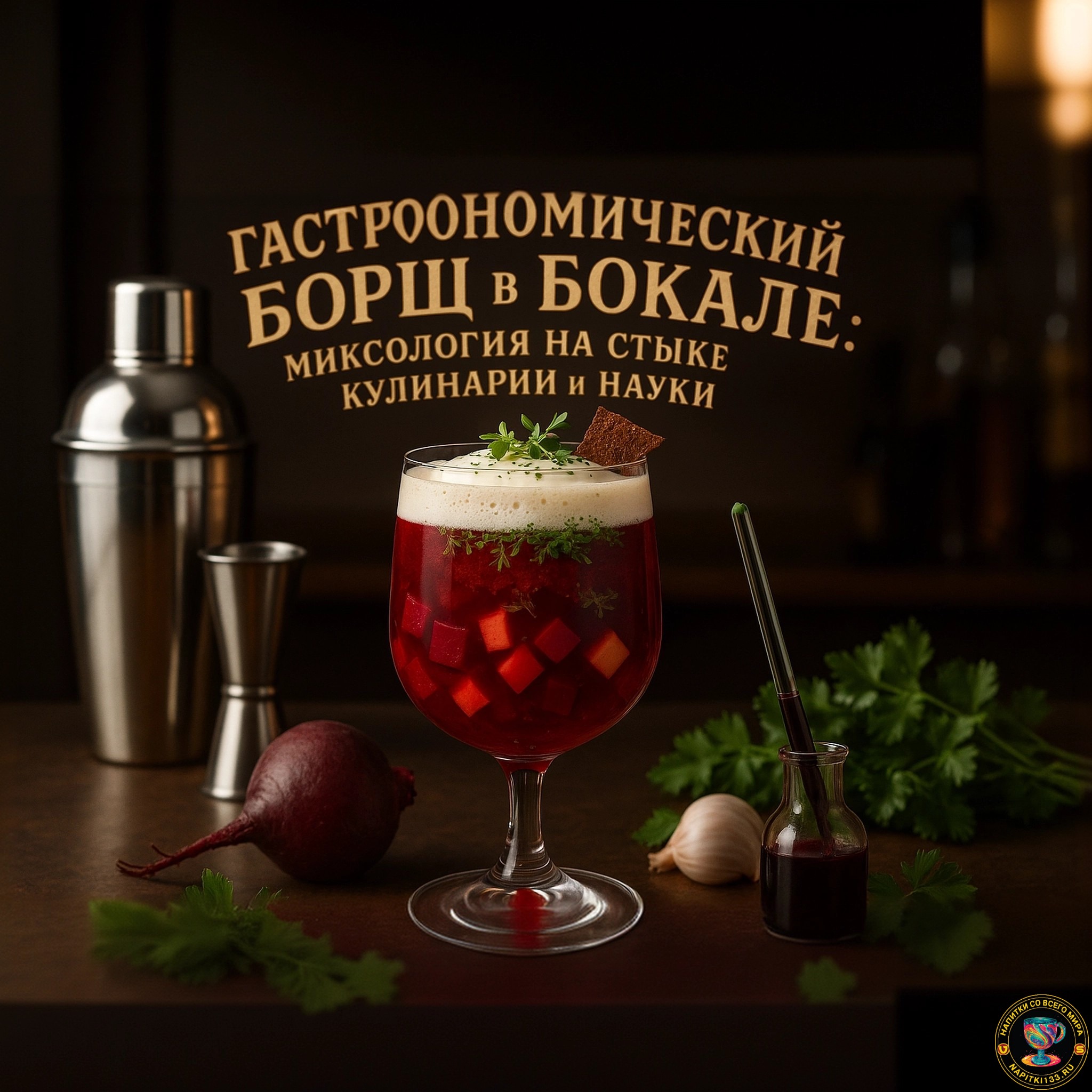 Аудио подкаст -  Гастрономический Борщ в Бокале: Миксология на Стыке Кулинарии и Науки episode artwork