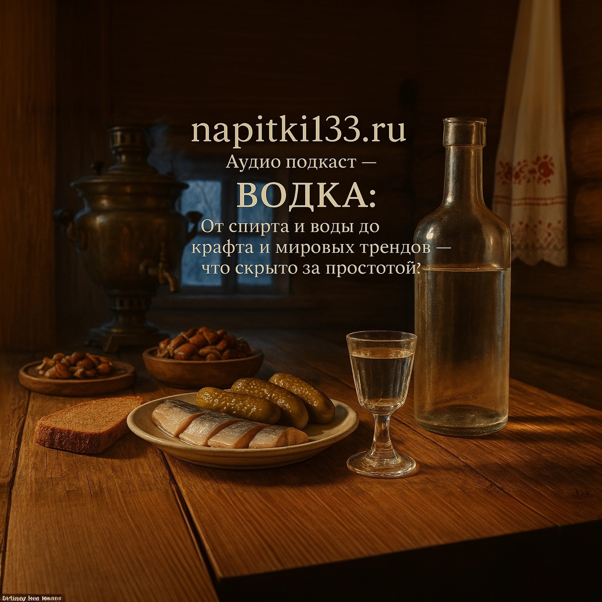 Аудио подкаст- Водка: От спирта и воды до крафта и мировых трендов – что скрыто за простотой? episode artwork