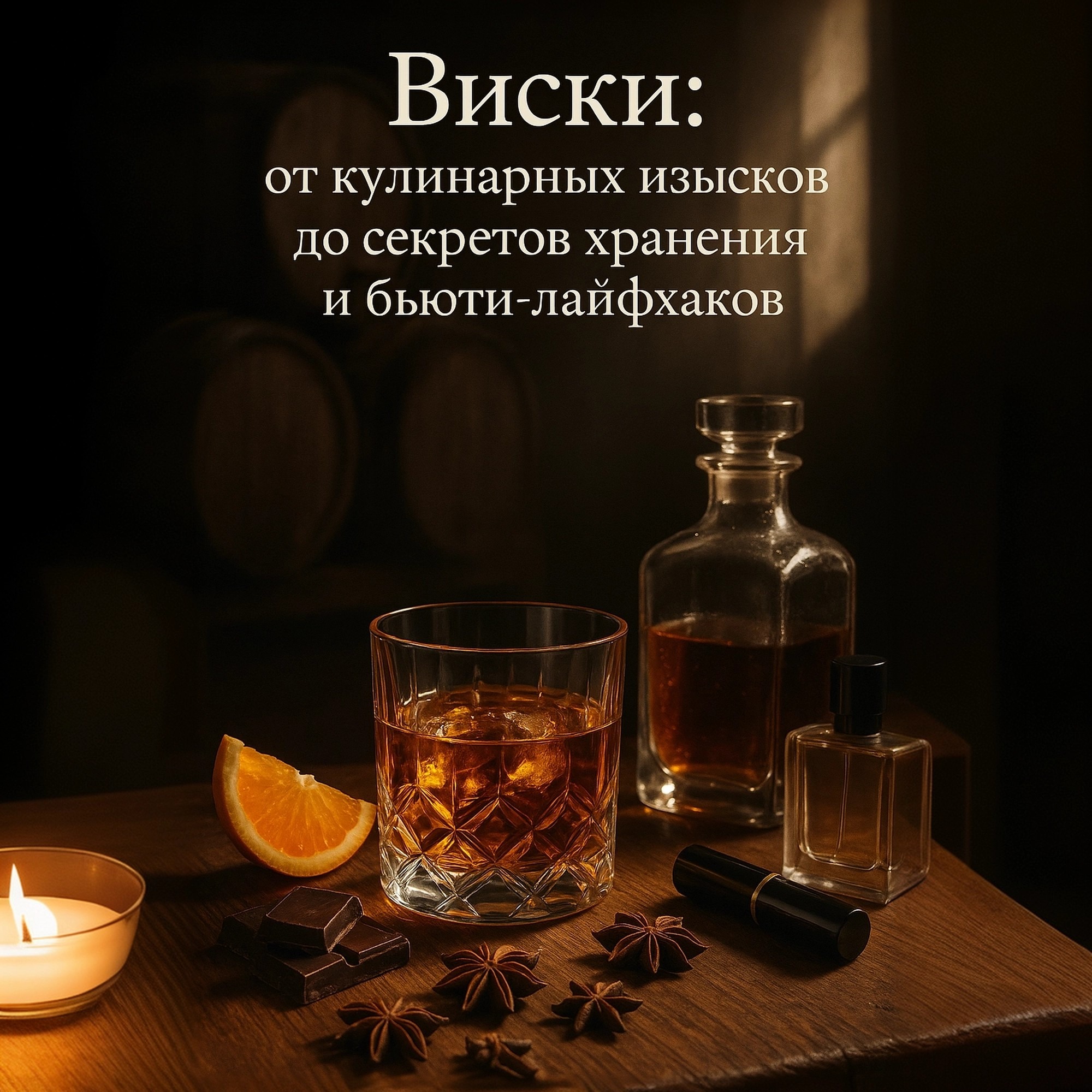 Аудио подкаст- Виски: от кулинарных изысков до секретов хранения и бьюти-лайфхаков