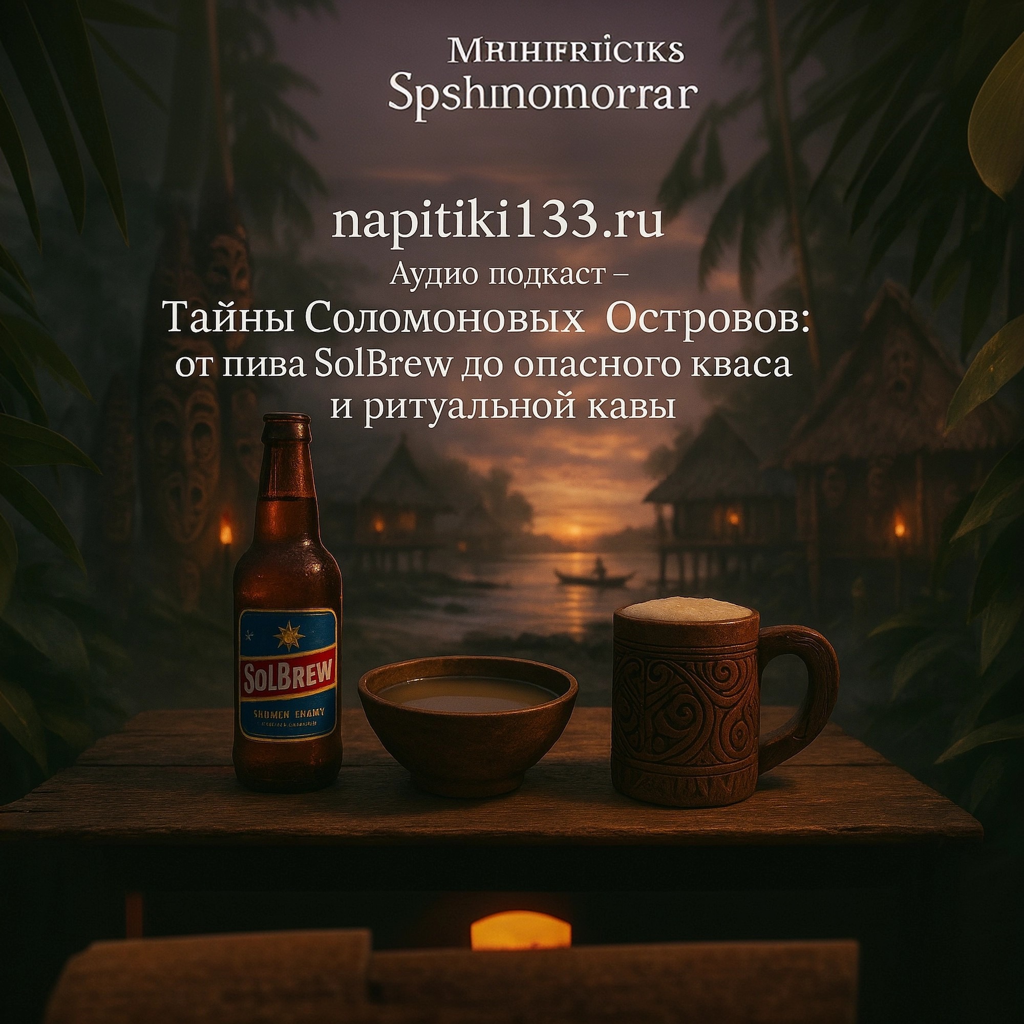 Аудио подкаст-   Тайны Соломоновых Островов: от пива SolBrew до опасного квасо и ритуальной кавы episode artwork