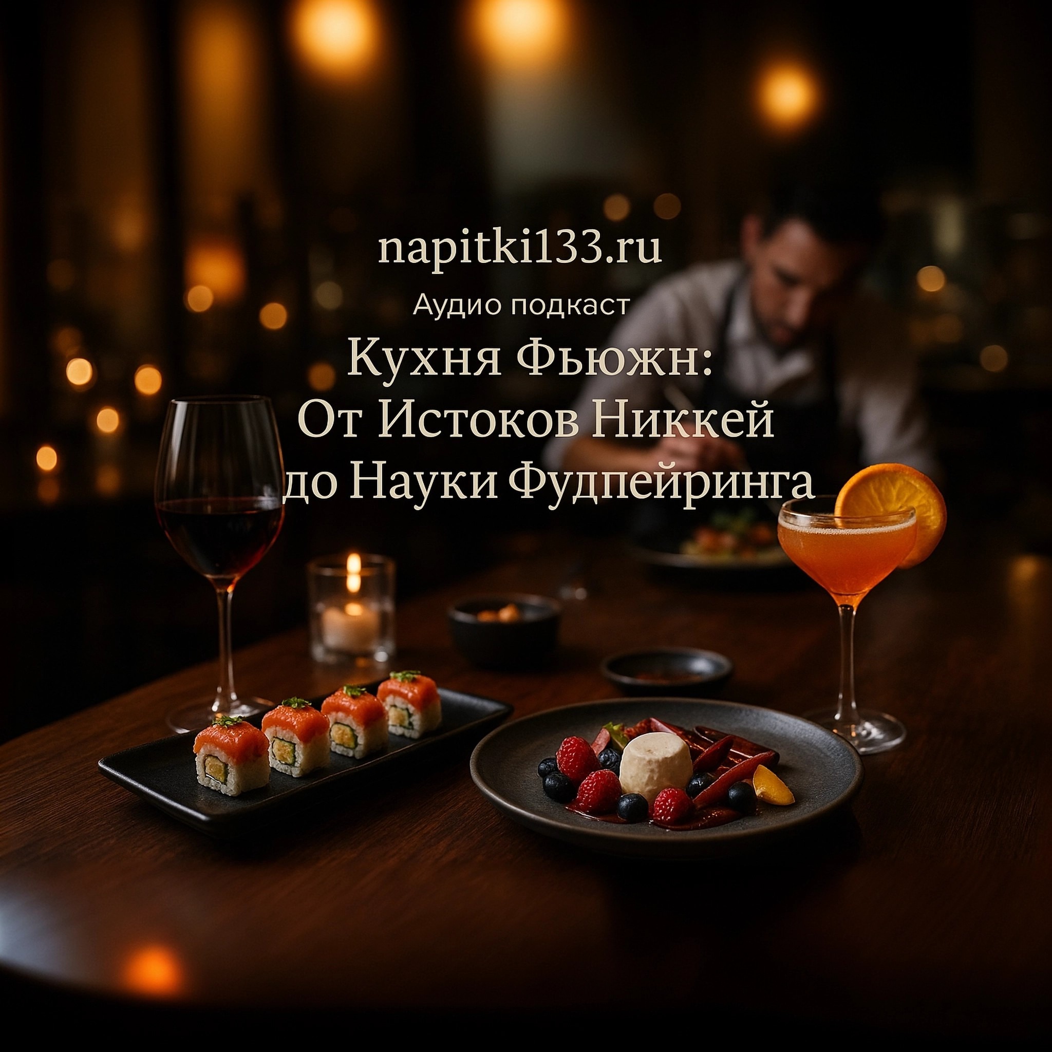Аудио подкаст-Кухня Фьюжн: От Истоков Никкей до Науки Фудпейринга episode artwork