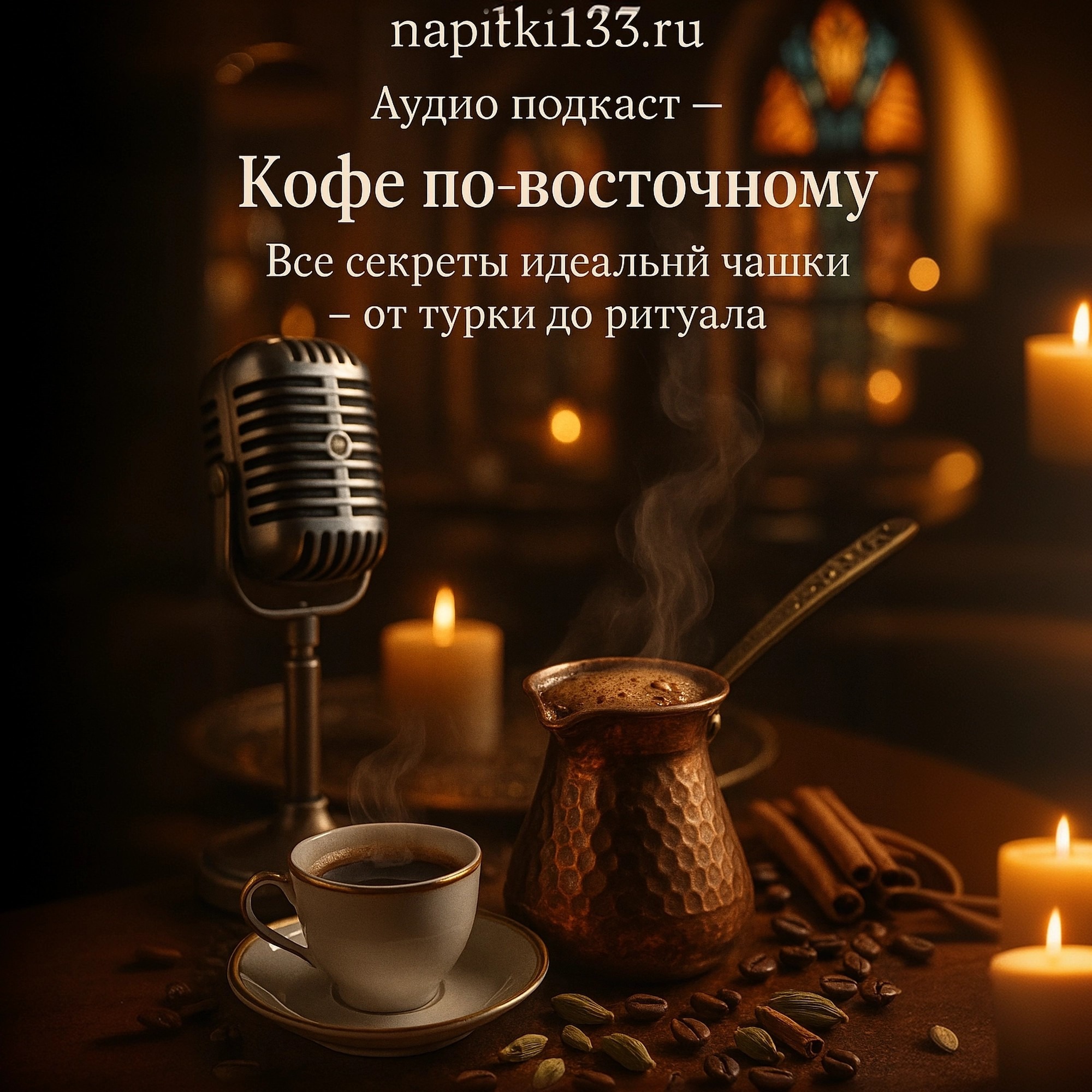 Аудио подкаст- Кофе по-восточному: Все секреты идеальной чашки — от турки до ритуала episode artwork