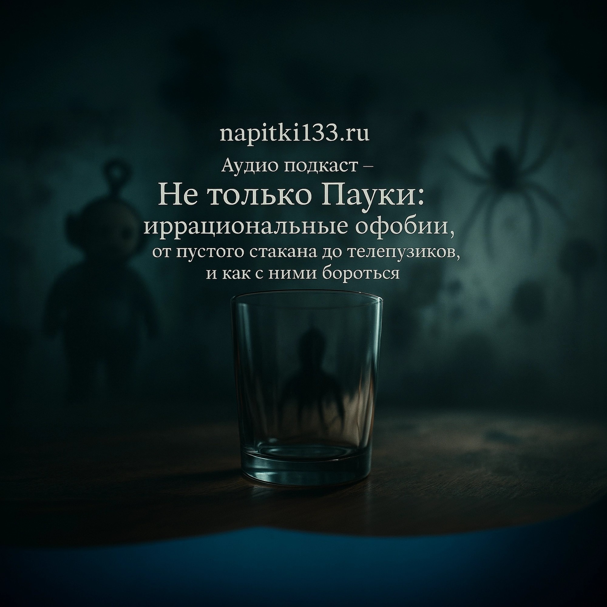 Аудио подкаст- Не только Пауки: иррациональные фобии, от пустого стакана до телепузиков, и как с ними бороться episode artwork