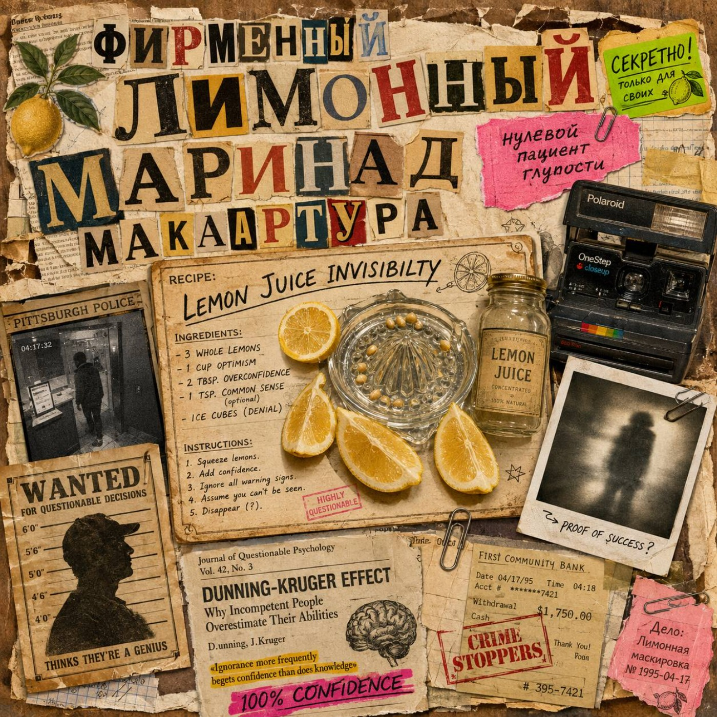Фирменный лимонный маринад МакАртура или нулевой пациент глупости episode artwork