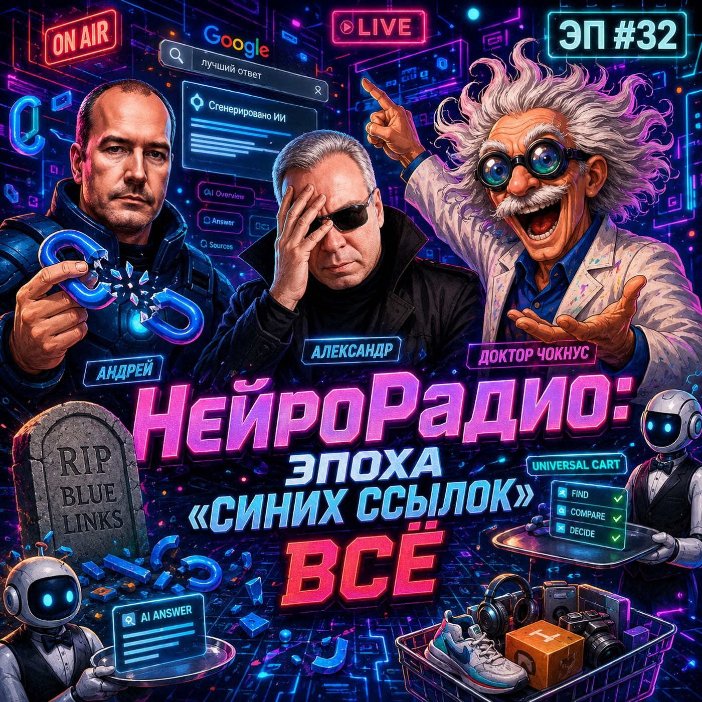 Google с AI Mode убил интернет? ИИ заменяет сайты? | НейроРадио podcast