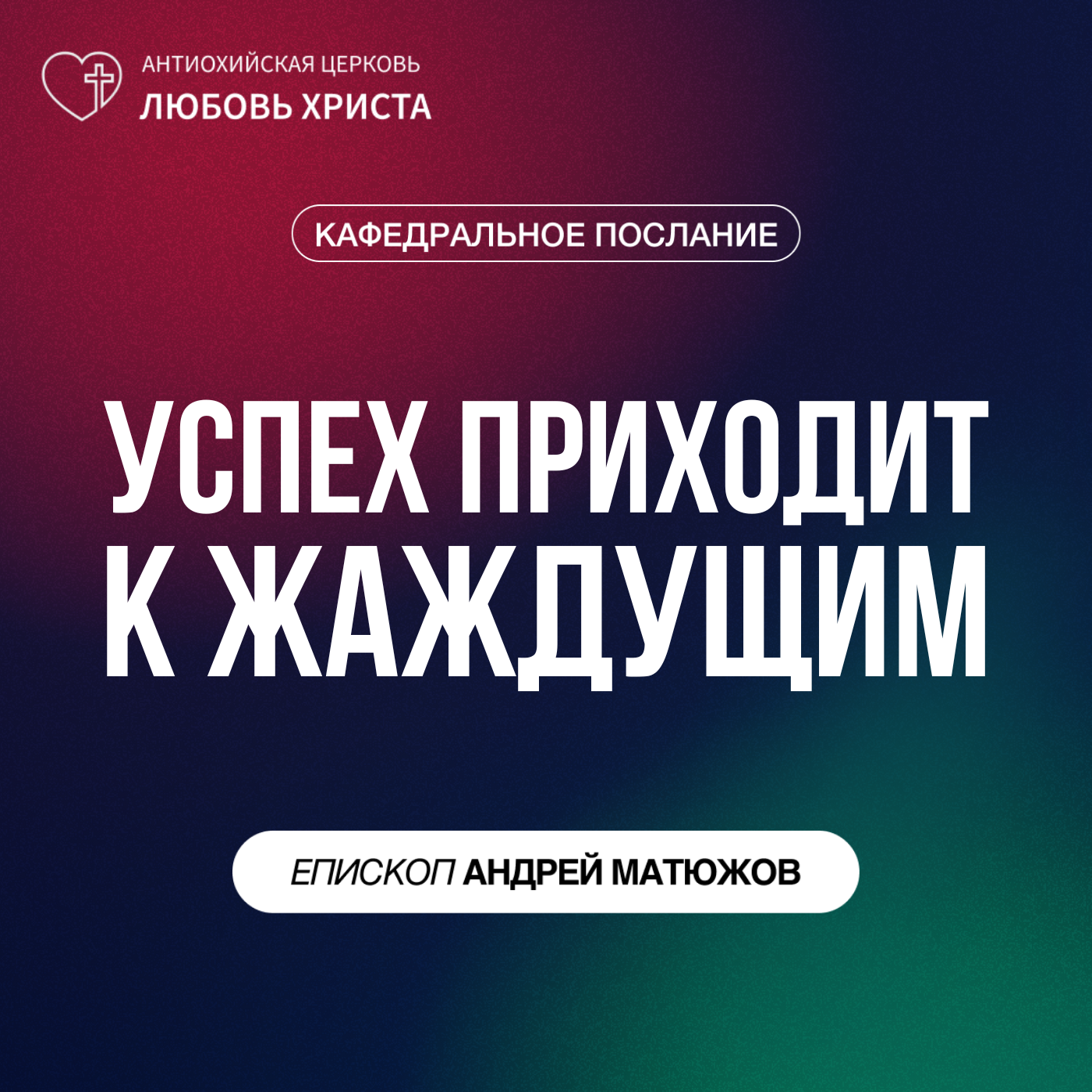 УСПЕХ ПРИХОДИТ К ЖАЖДУЩИМ | ЕПИСКОП АНДРЕЙ МАТЮЖОВ episode artwork