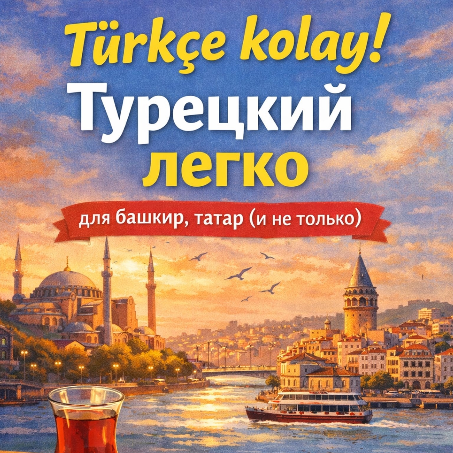 Türkçe kolay! Турецкий легко для башкир, татар (и не только).
