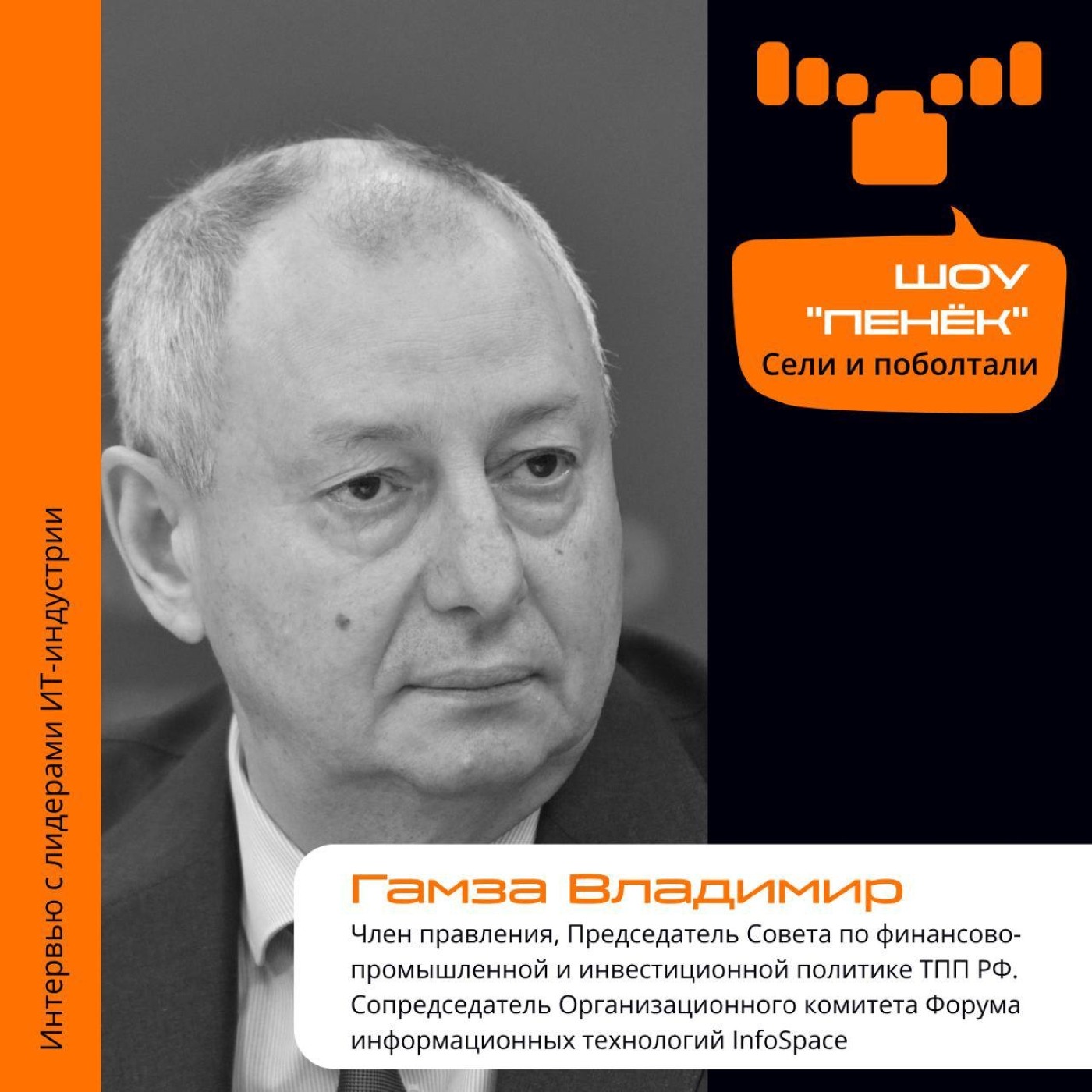 Владимир Гамза, Председатель Совета по финансово-промышленной и инвестиционной политике Торгово-промышленной палаты РФ