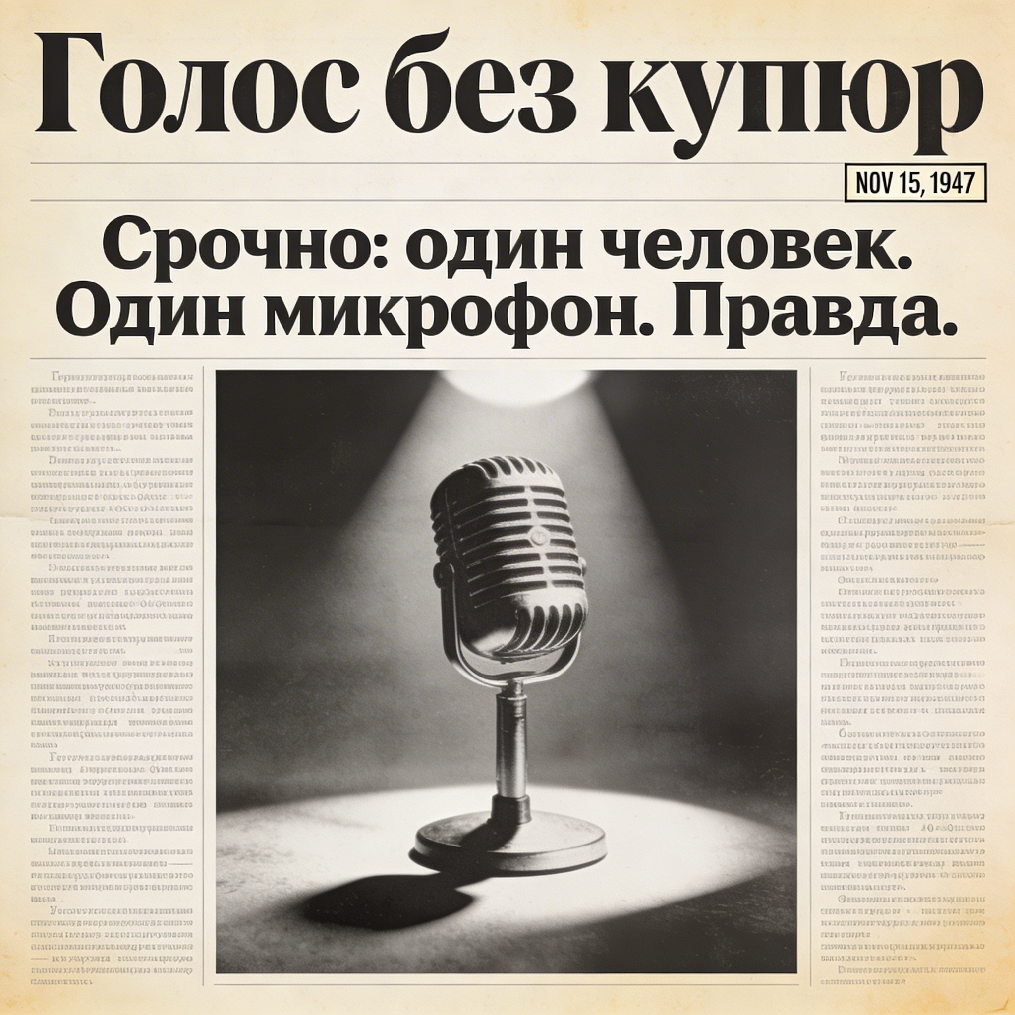 Голос без купюр