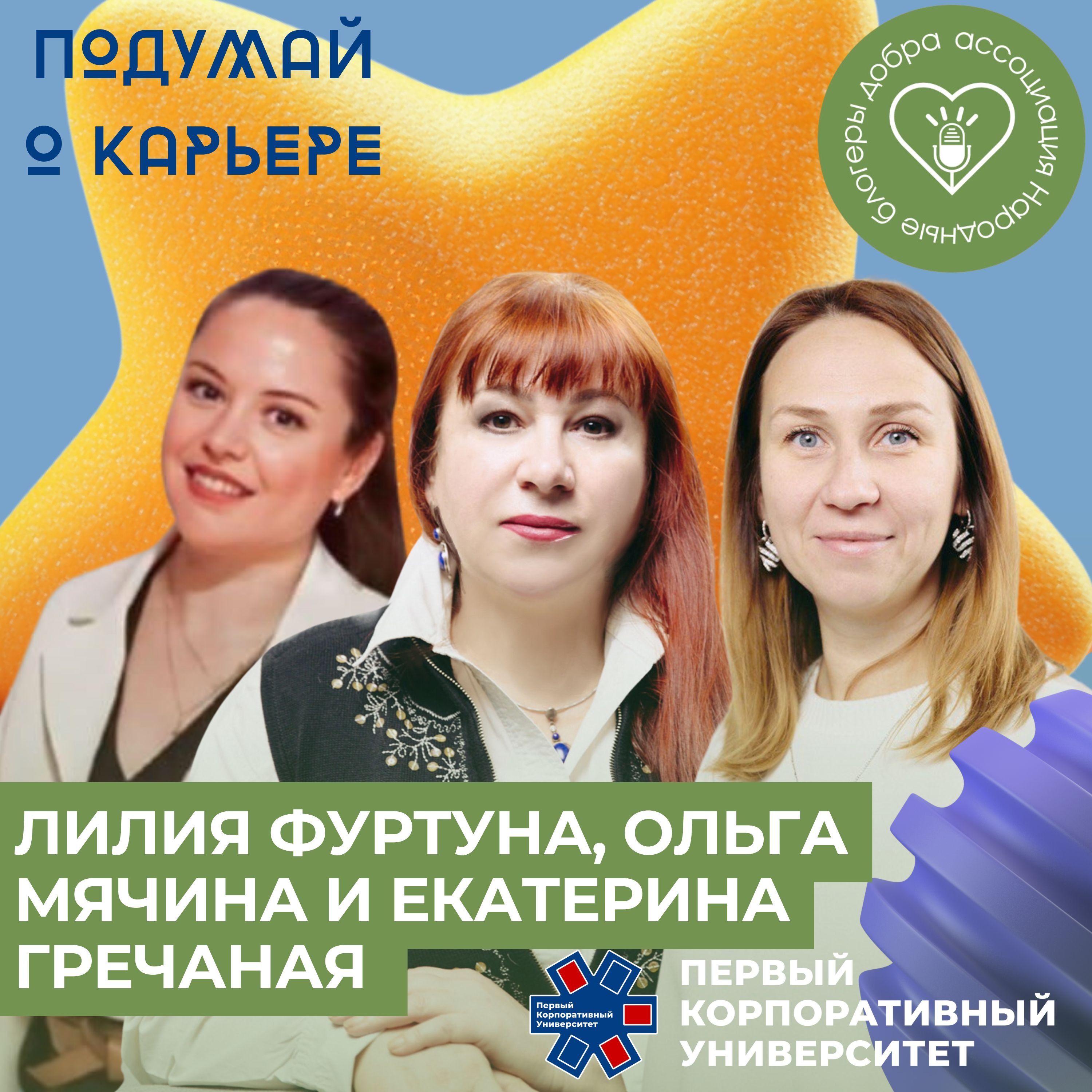 Народные блогеры добра. Выпуск 15: Лилия Фуртуна, Ольга Мячина и Екатерина Гречаная episode artwork