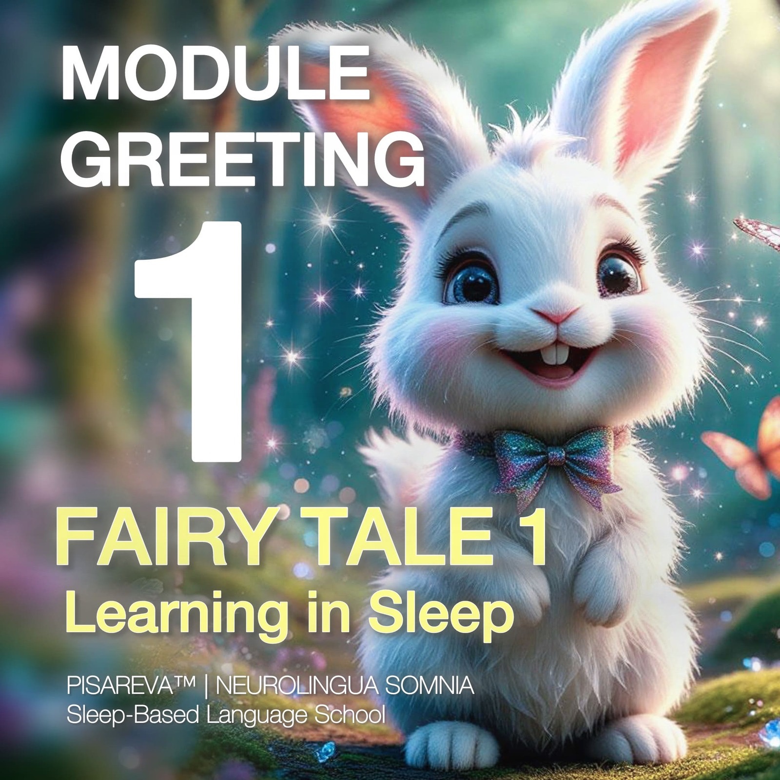 MODULE 1 GREETING. FAIRY TALE 1. Learning in Sleep. How the Little Bunny Learned to Say Hello. episode artwork
