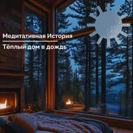 Теплый Дом с камином в дождливый вечер | История для отдыха