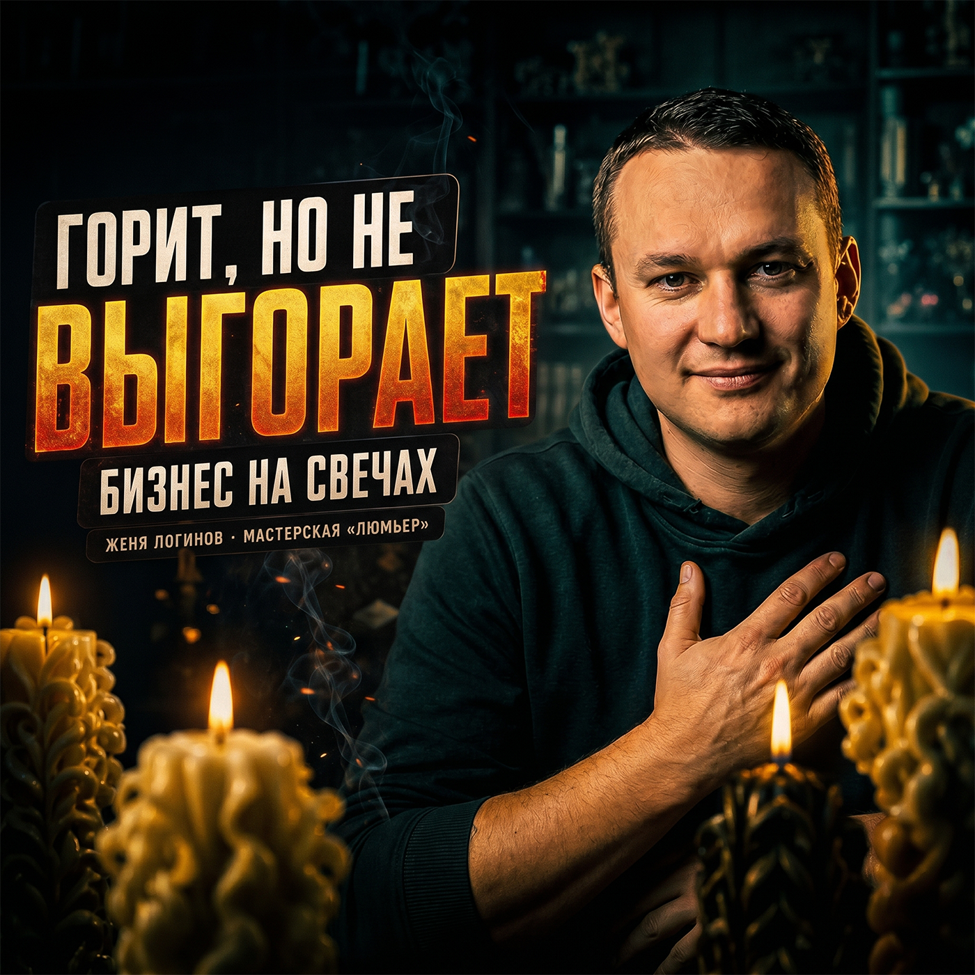 Резисторы, шмель и кожа змеи: Как декор из лофта становится свечами и аромасаше. Мастерская «Люмьер» episode artwork