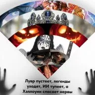 Лувр пустеет, легенды уходят, ИИ тупеет, а Хэллоуин спасает нервы