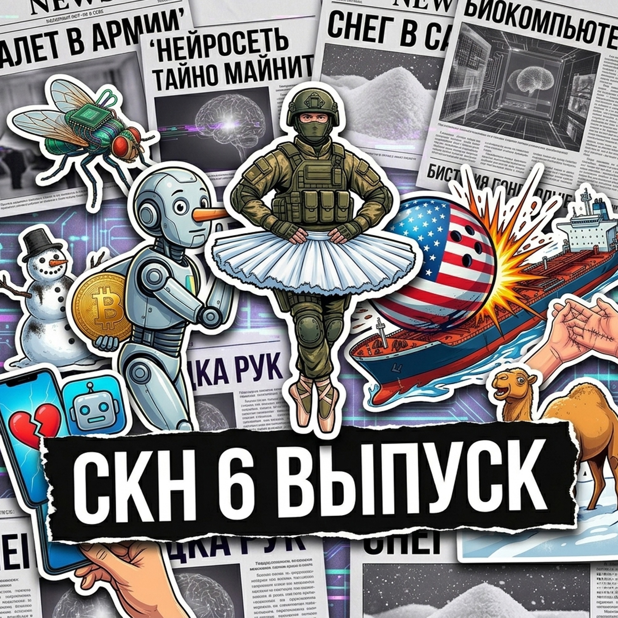 ИИ научился майнить крипту, в Москве пересадили руки, а в Сахаре выпал снег / СКН №6 episode artwork