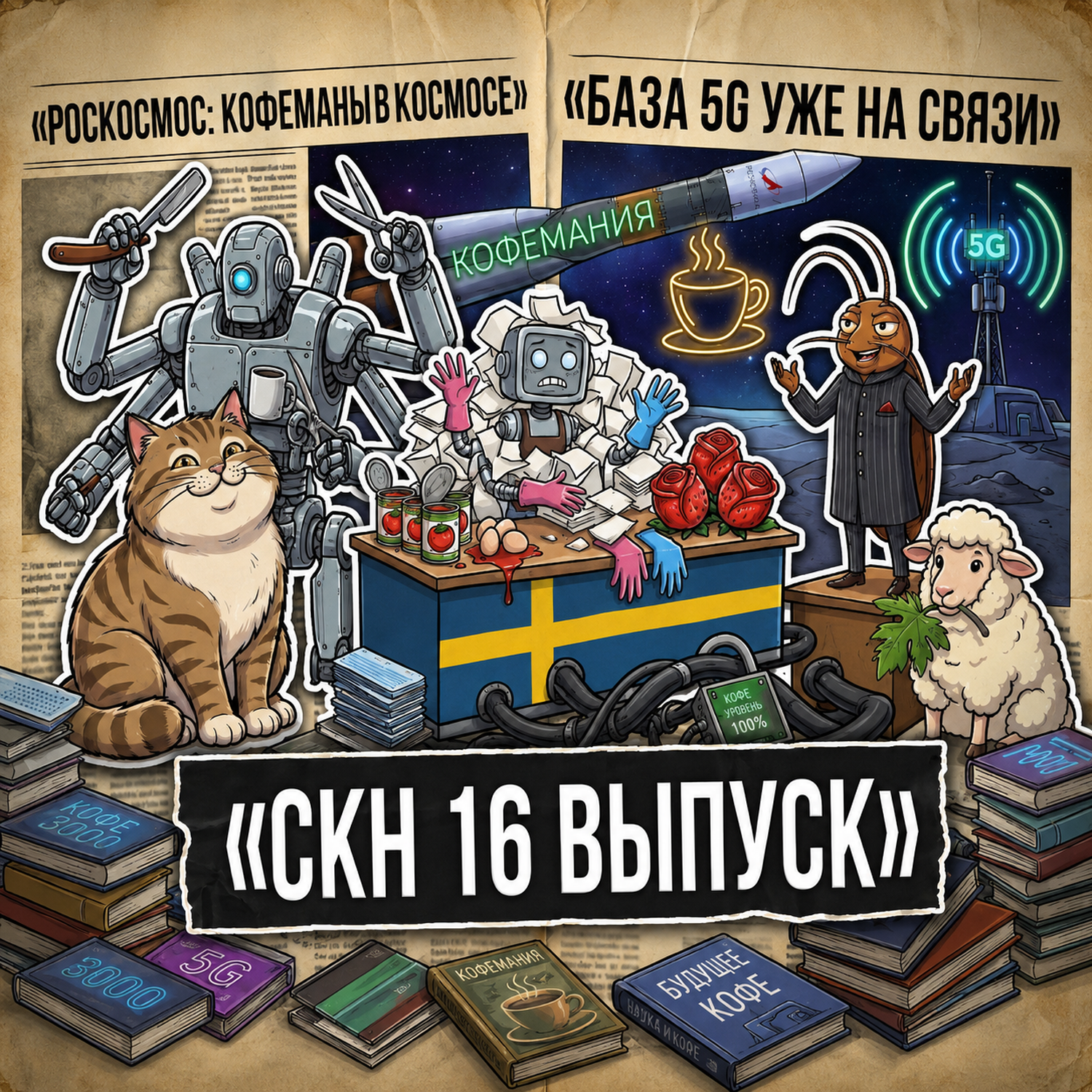 Иран перекрывает интернет-кабели, ИИ захватил кафе, овцы заменили газонокосилки / СКН №16 episode artwork