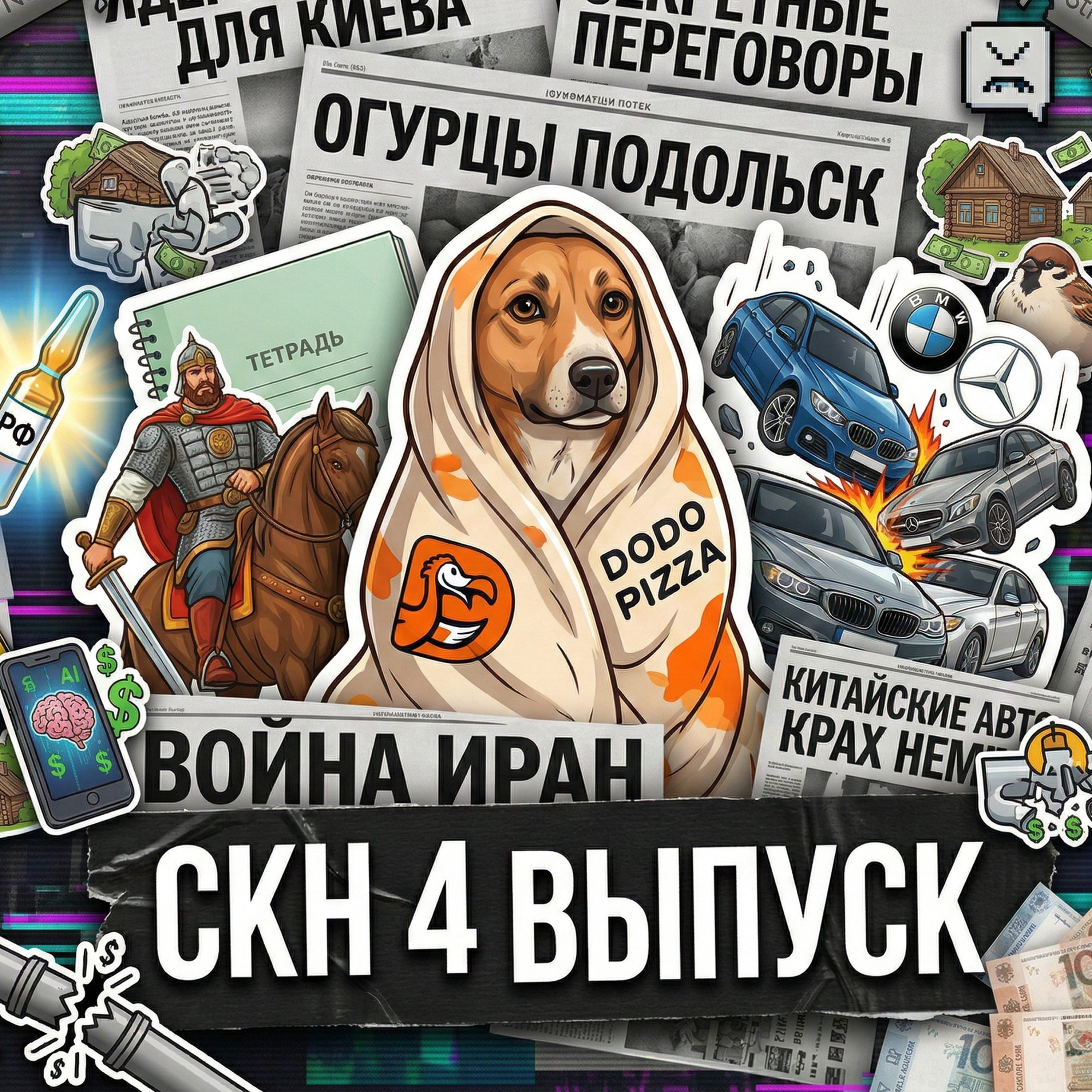 Удары США по Ирану, Илон Маск в Пентагоне и богатыри противостоят аниме / СКН №4 episode artwork
