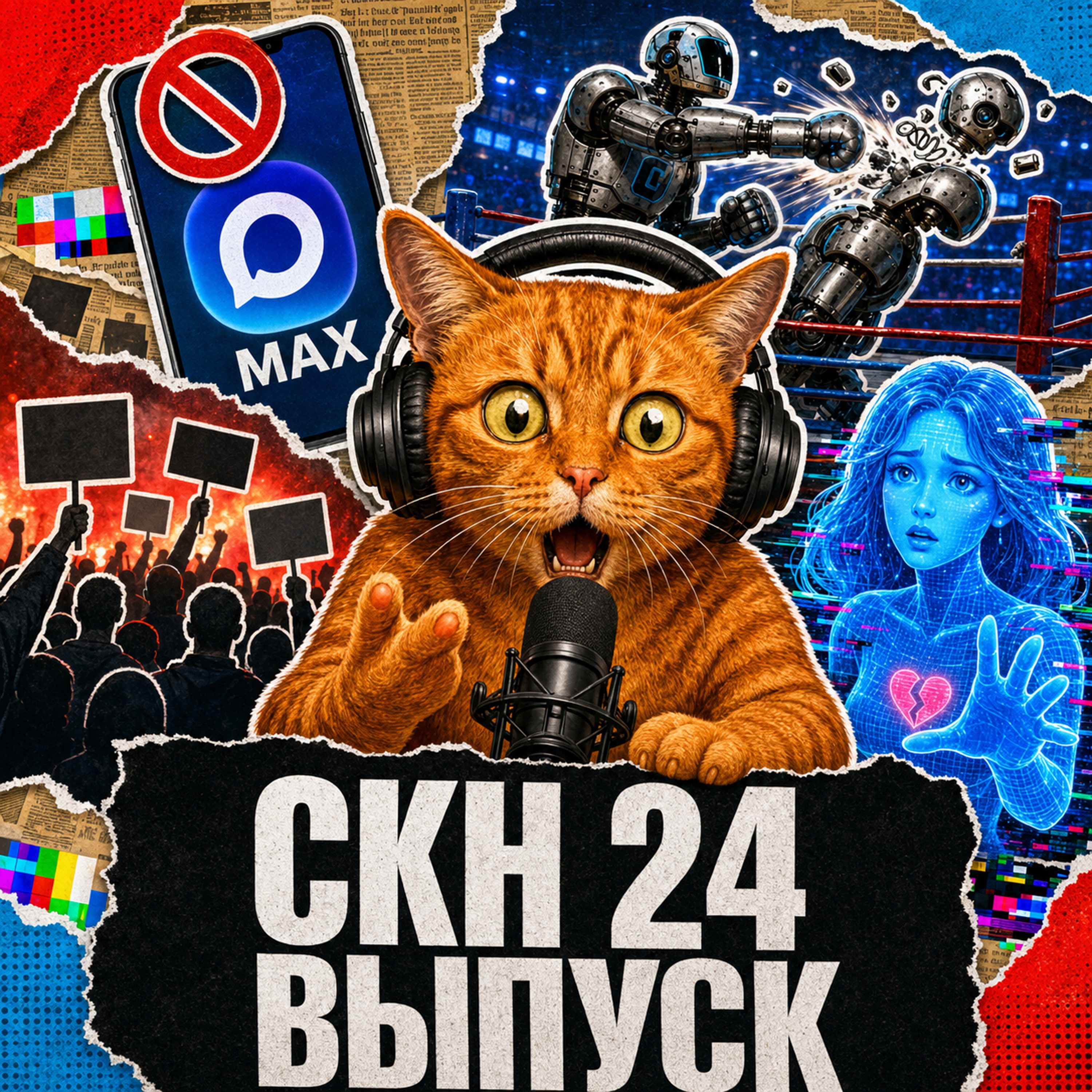 Украина протестует, ВК попал под санкции, а Китай отключает ИИ-любовников | СКН 24 episode artwork
