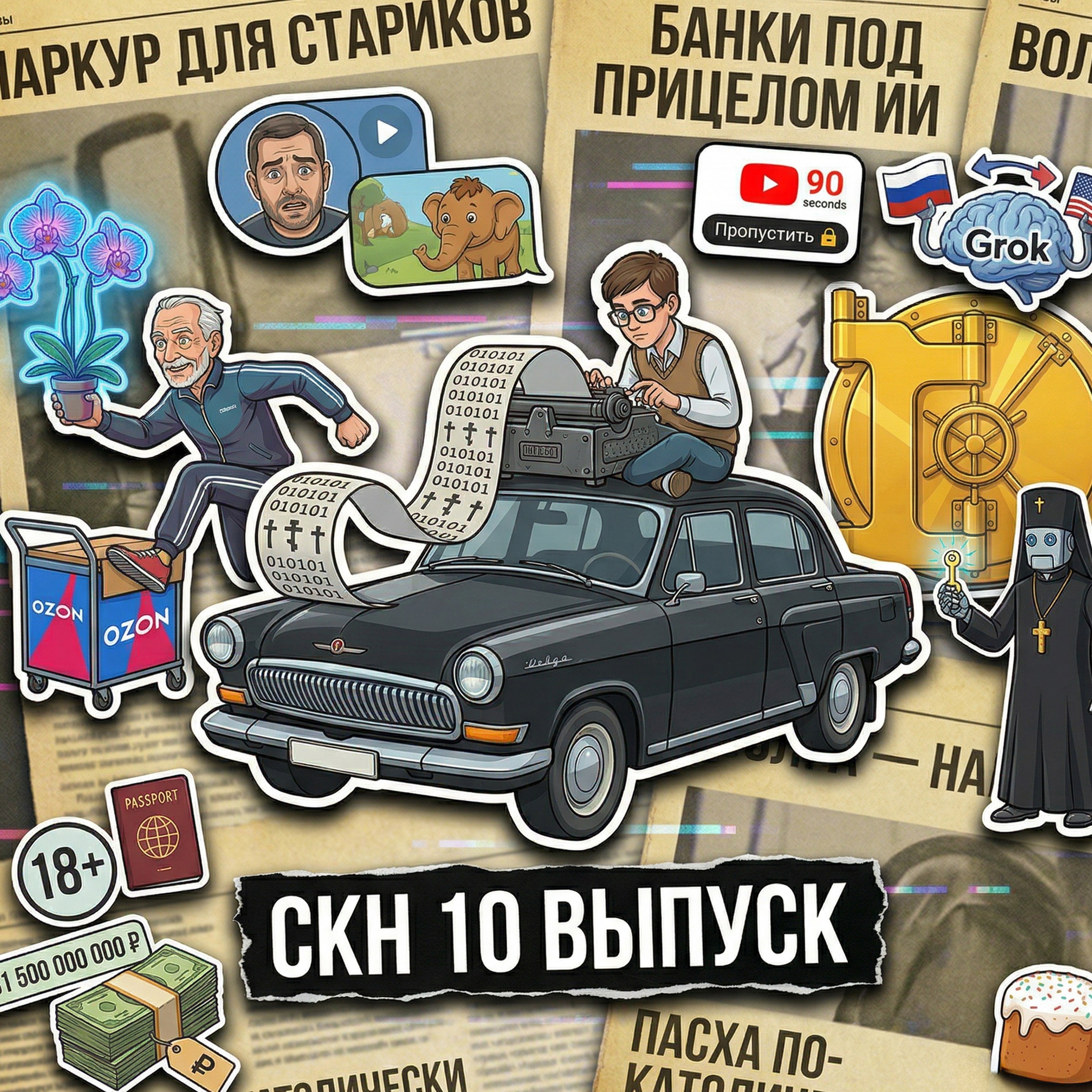 Светящиеся деревья, бесплатный интернет в Корее и как ИИ взламывает банки США / СКН №10 episode artwork
