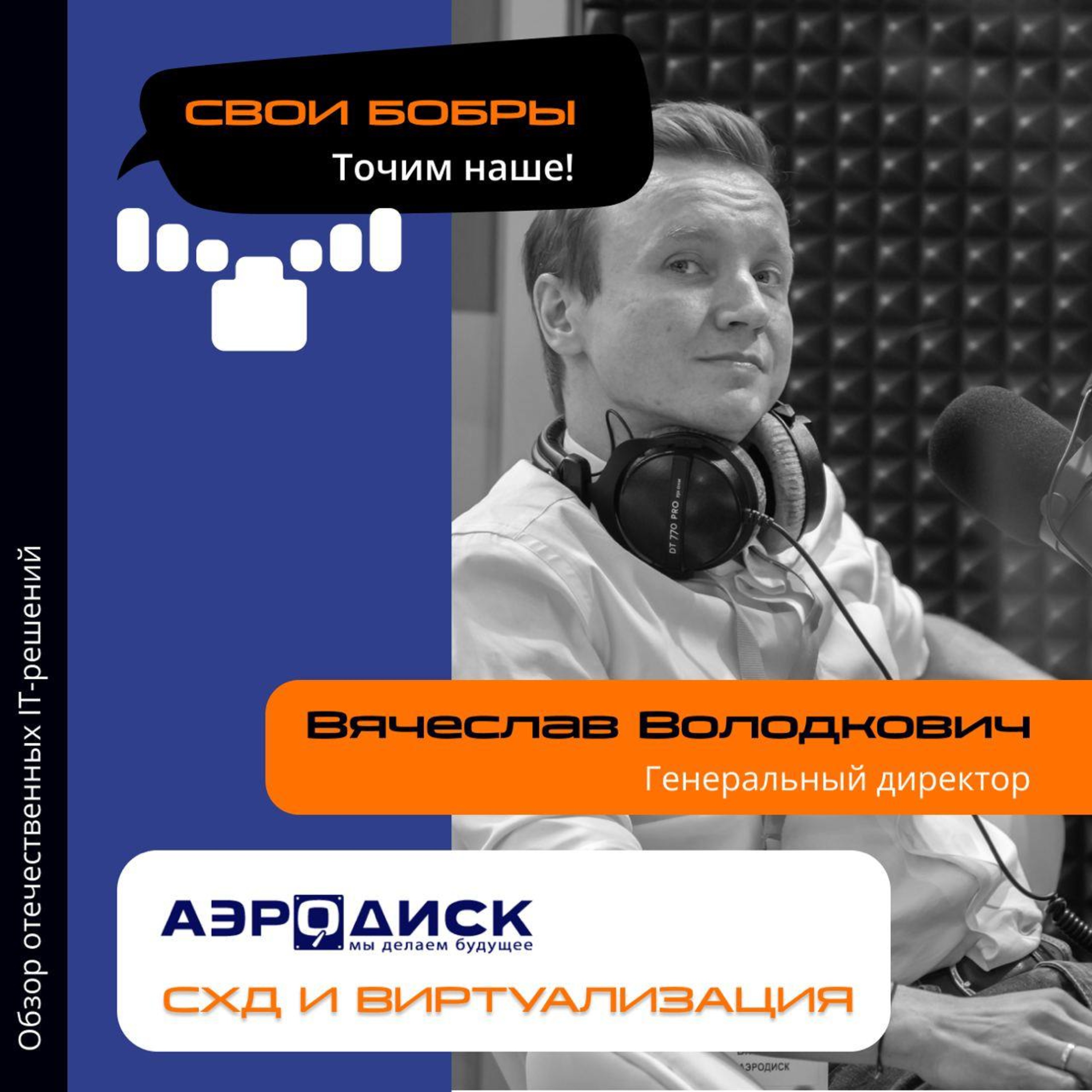 Свои Бобры. Точим наше: интервью с Вячеславом Володковичем, генеральным директором компании «Аэродиск» episode artwork