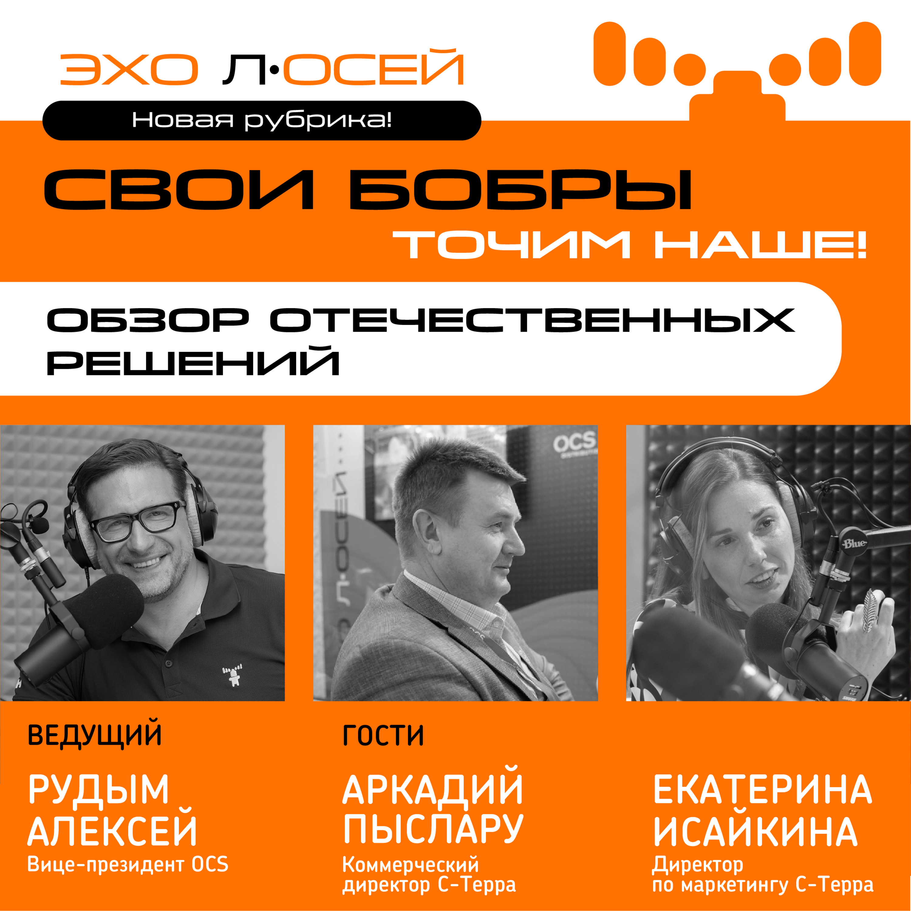 Свои Бобры. Точим наше: интервью с Аркадием Пыслару и Екатериной Исайкиной, С-Терра episode artwork