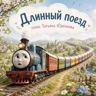 Длинный поезд - сказка для детей. Лида Данилова. Татьяна Юренкова