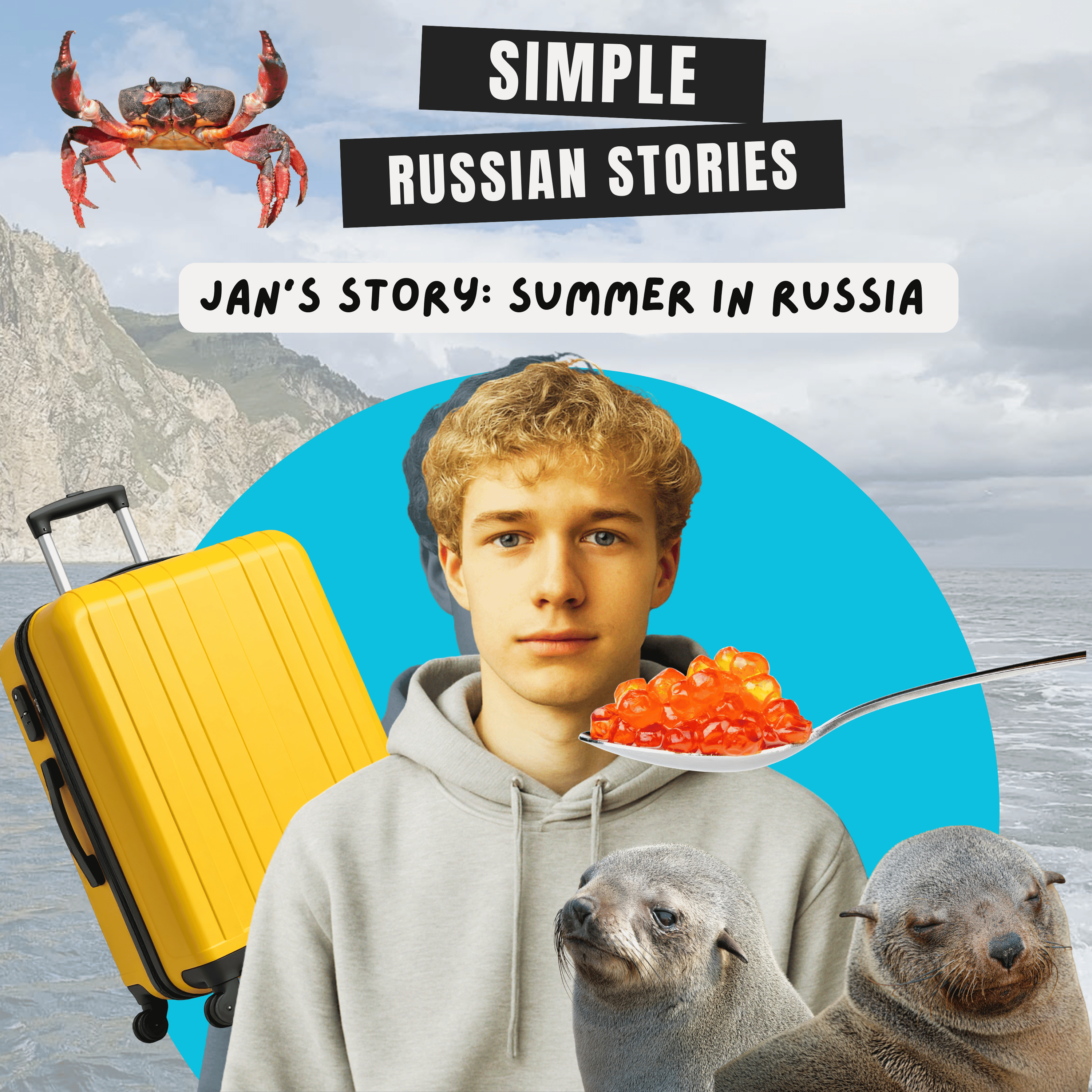 Ep. 80 Can You Surf in Russia? Sakhalin Island | Learn Russian| Slow Russian Story (A1 - A2) episode artwork