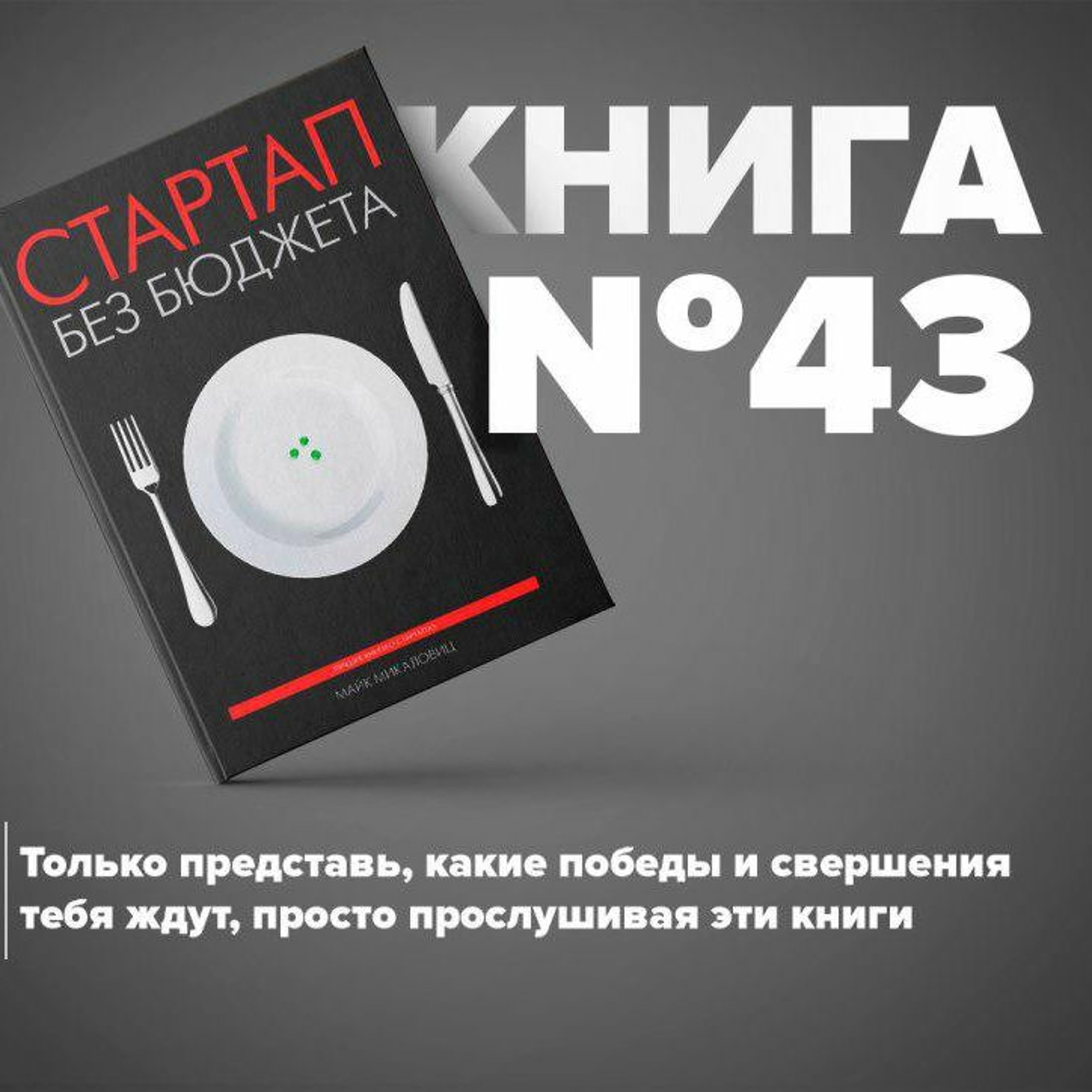 Книга #43 - Стартап без бюджета | Микаловиц Майк. Берись и делай episode artwork