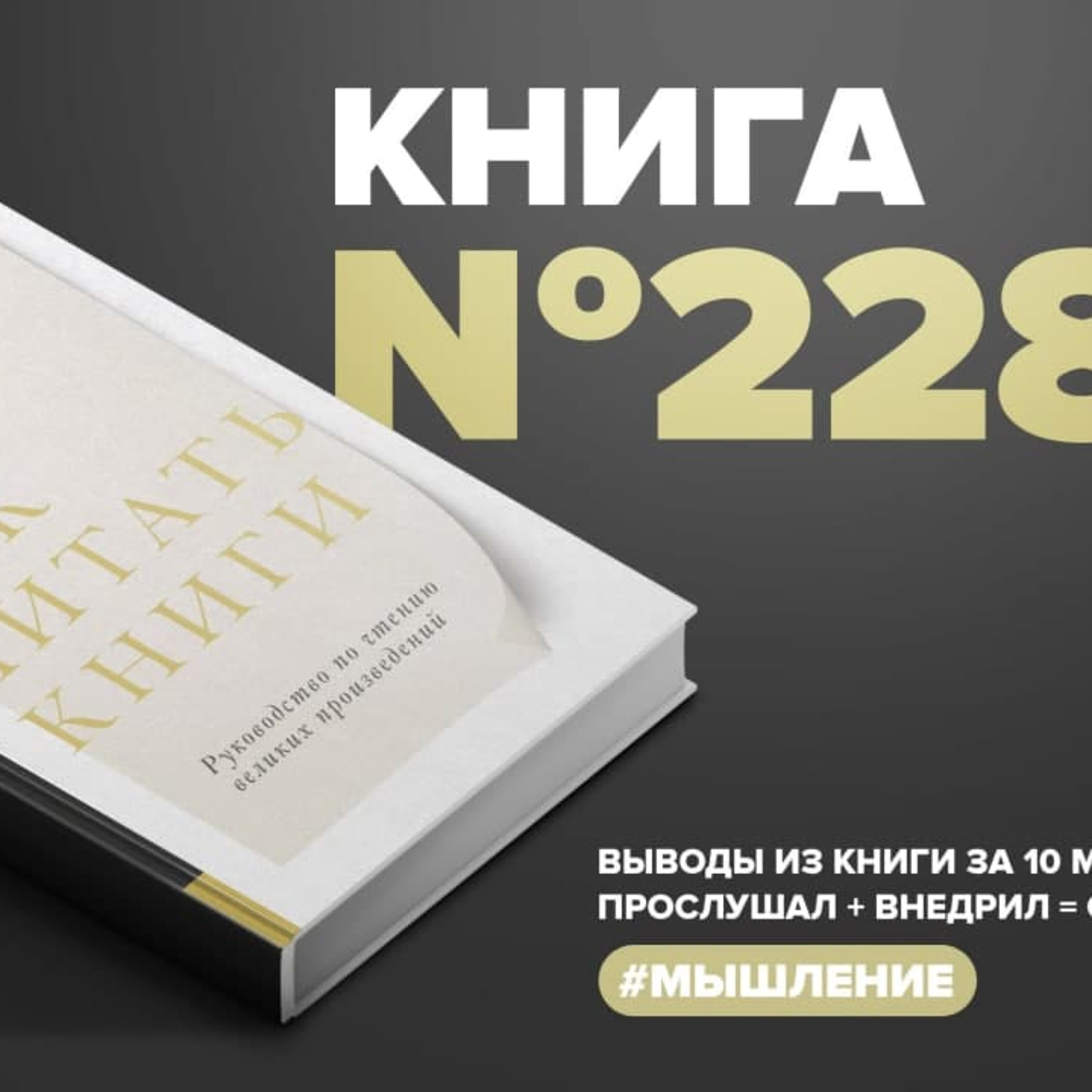 Книга #228 - Как читать книги. Руководство по чтению великих произведений episode artwork