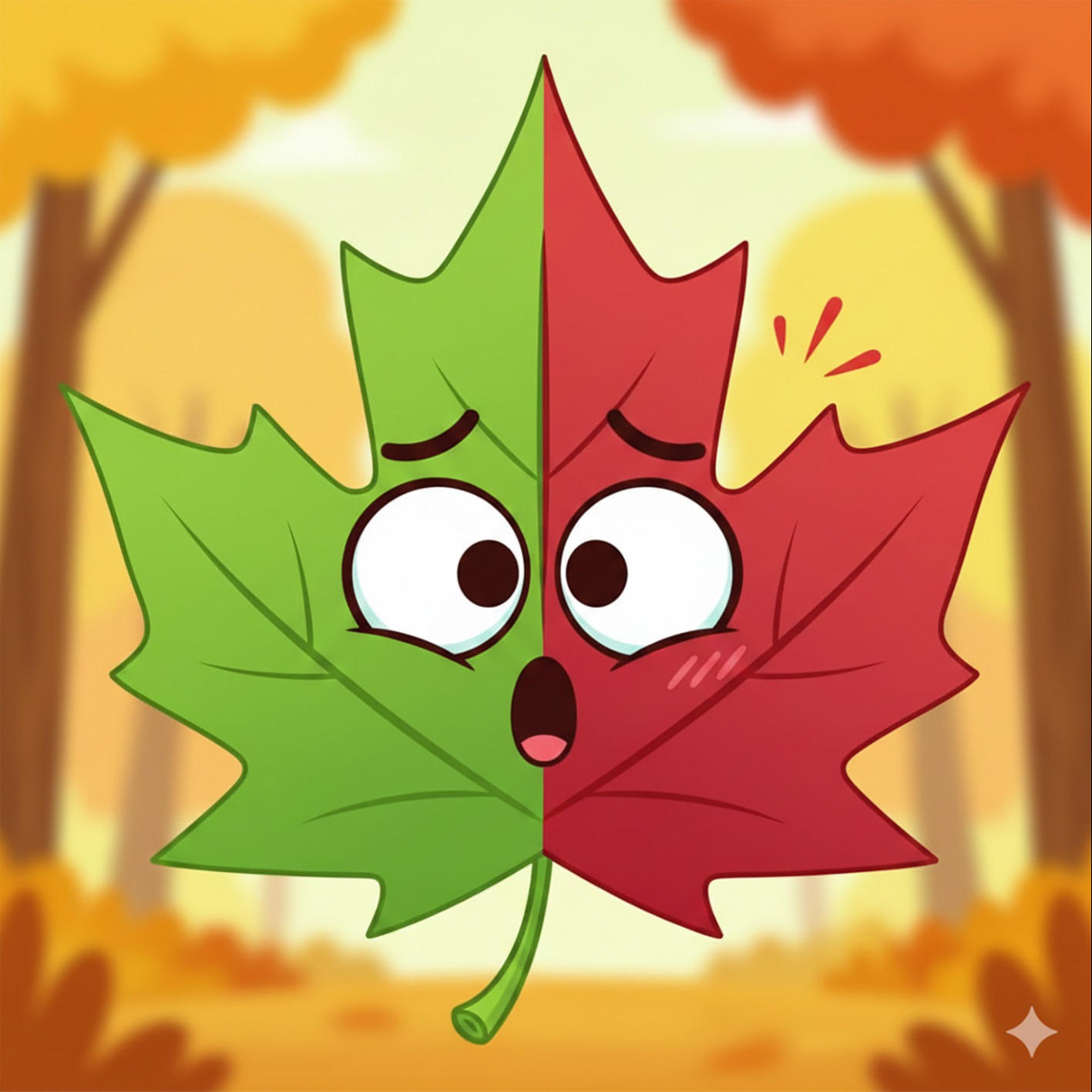 Сказка о кленовом листочке