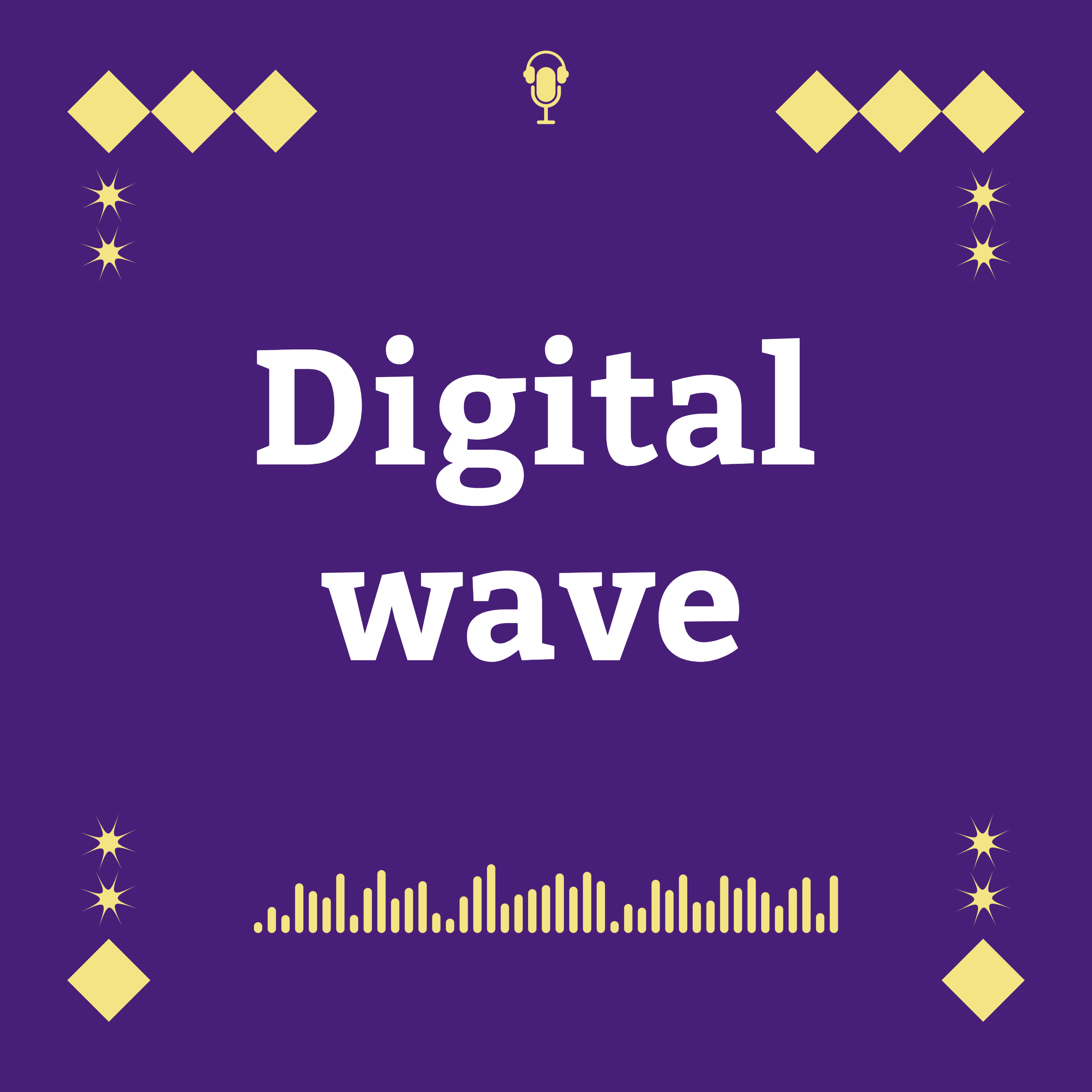Digital wave podcast artwork