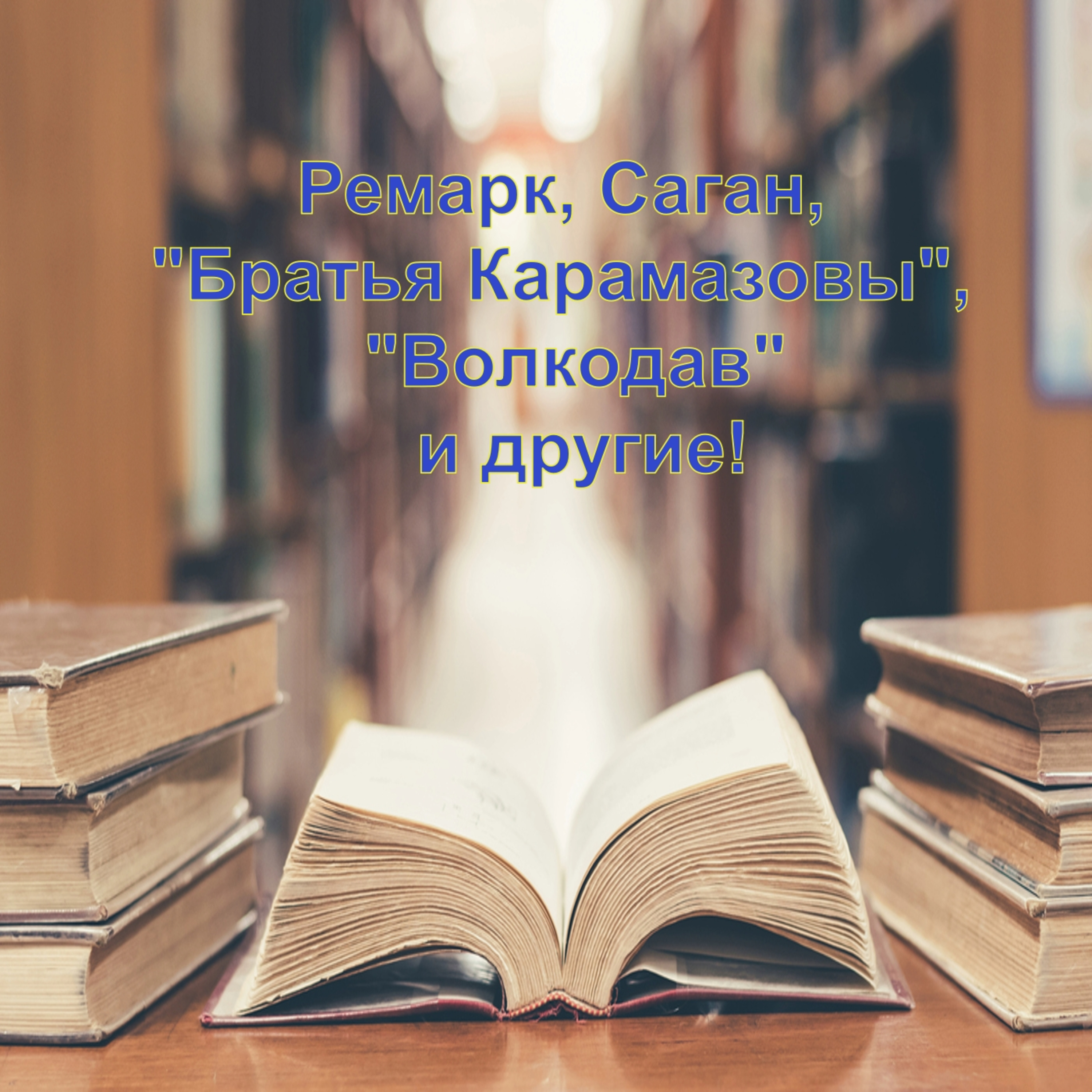 Ремарк, Саган, "Братья Карамазовы", "Волкодав"  и другие!