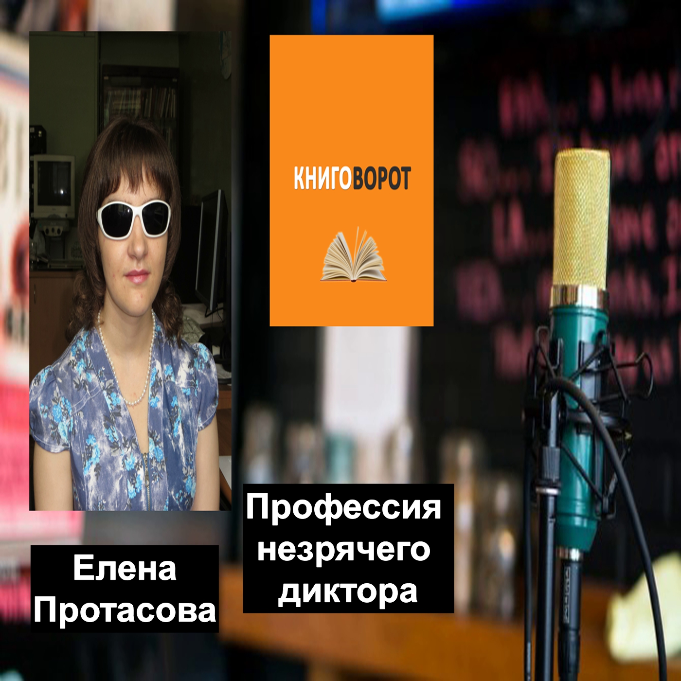 Профессия незрячего диктора (в гостях Елена Протасова) - Книговорот