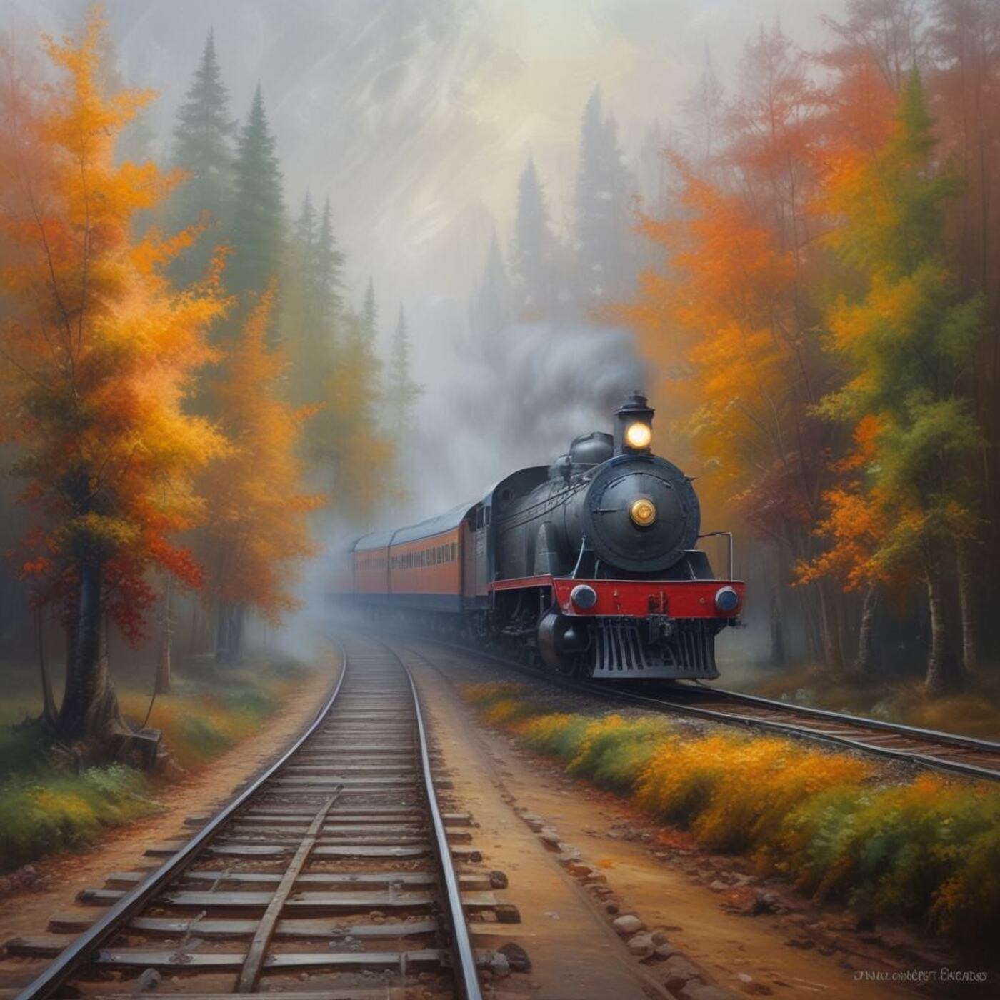 Путешествие на поезде