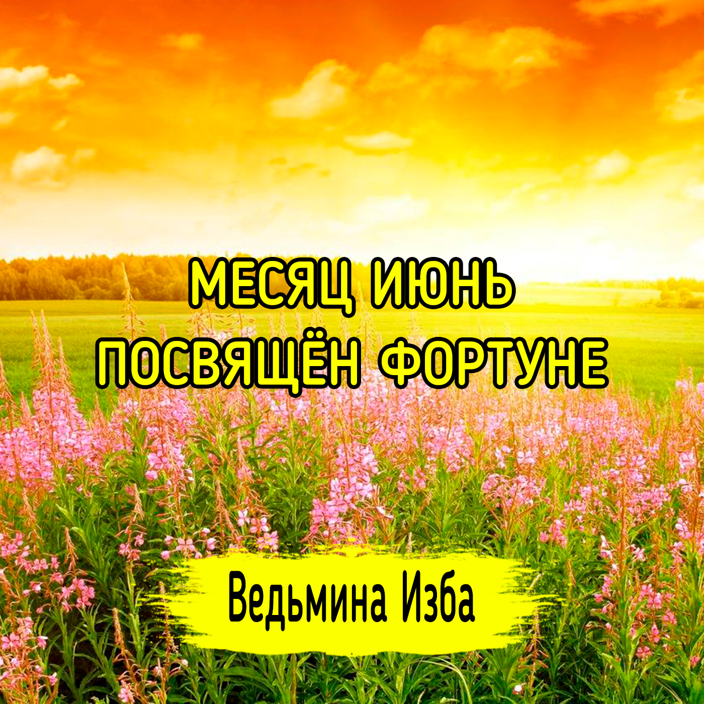 МЕСЯЦ ИЮНЬ ПОСВЯЩЁН ФОРТУНЕ. ВЕДЬМИНА ИЗБА ▶️ ИНГА ХОСРОЕВА episode artwork