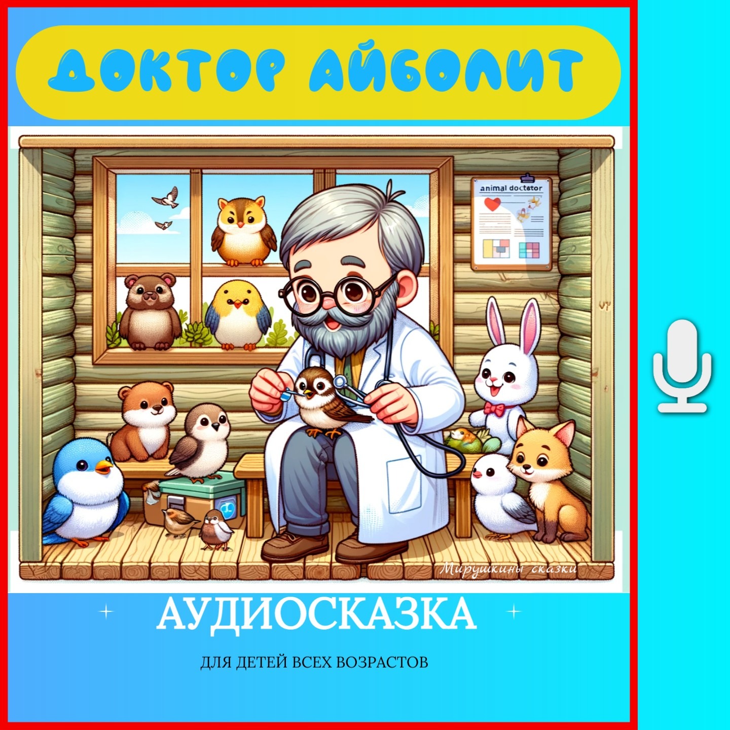 Доктор Айболит | слушать аудиосказку | Чуковский | аудиосказка | аудиосказка доктор Айболит онлайн episode artwork
