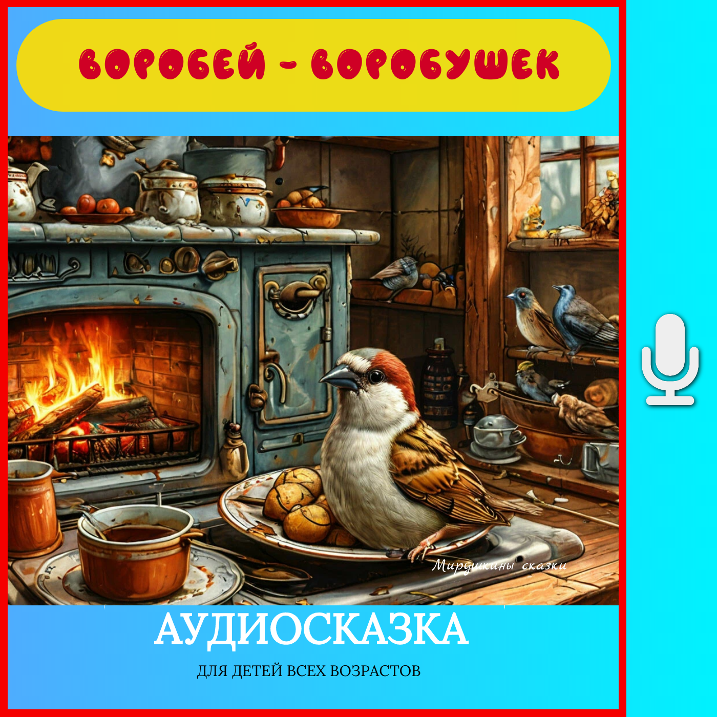 Воробей воробышек | аудиосказки | народные сказки | детские сказки онлайн | сказка | мультик episode artwork