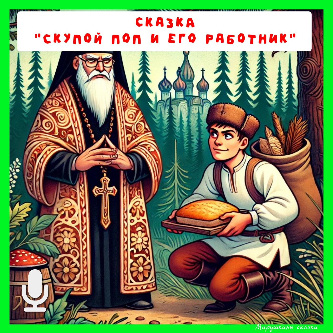 Скупой поп и его работник | без рекламы и на boosty "Детские сказки" episode artwork