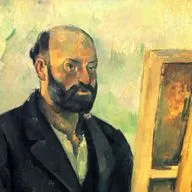 Он рисует себя, как он рисует себя, как он рисует себя... Поль Сезанн. "Автопортрет с палитрой".