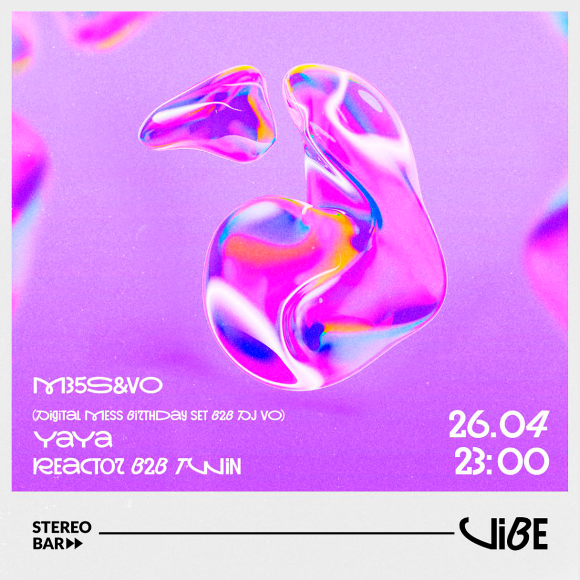 Twin b2b Reactor - Live @ Stereo Bar [VIBE] 26_04_2025 (Part 1) episode artwork
